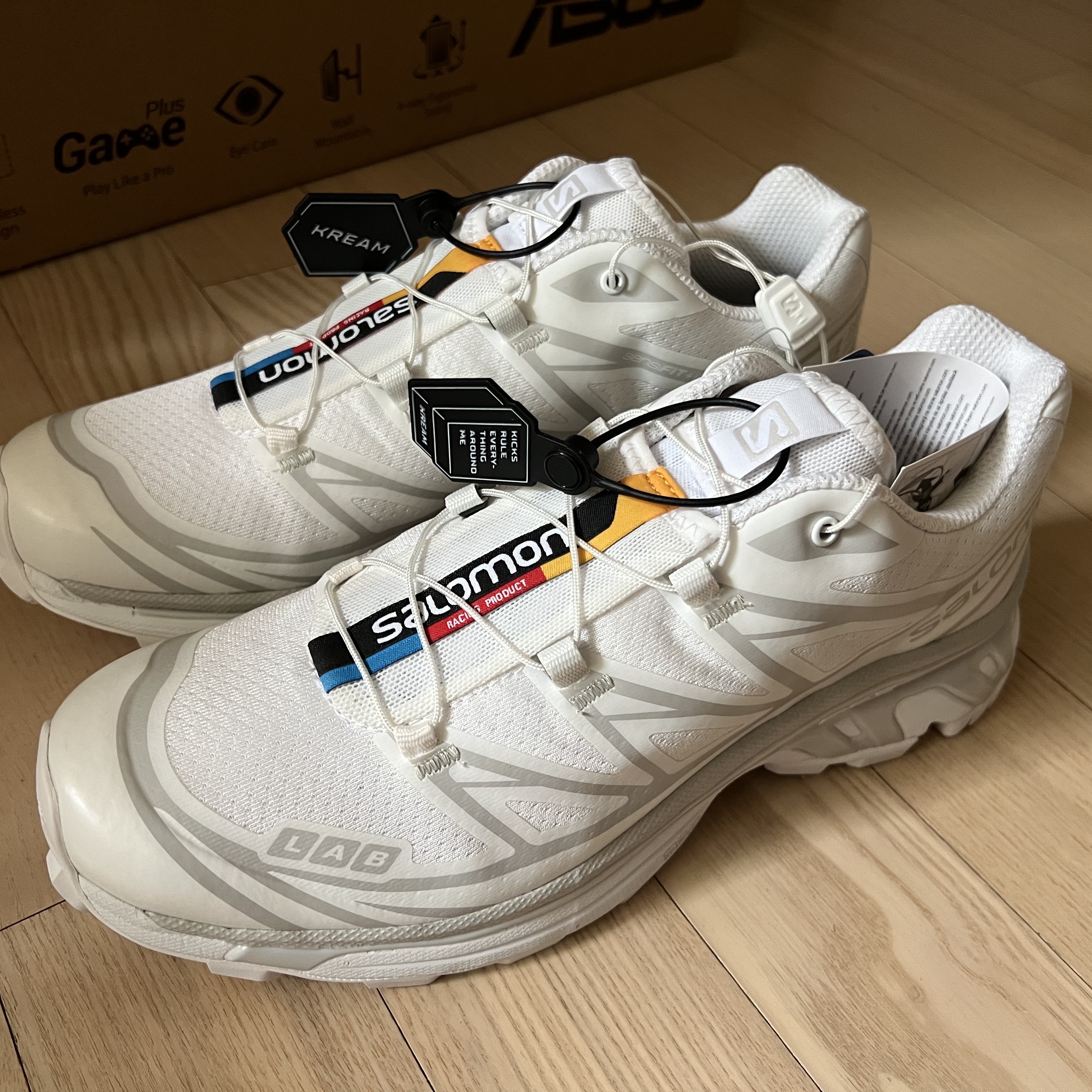 Salomon XT-6 ADV White 착용 스타일