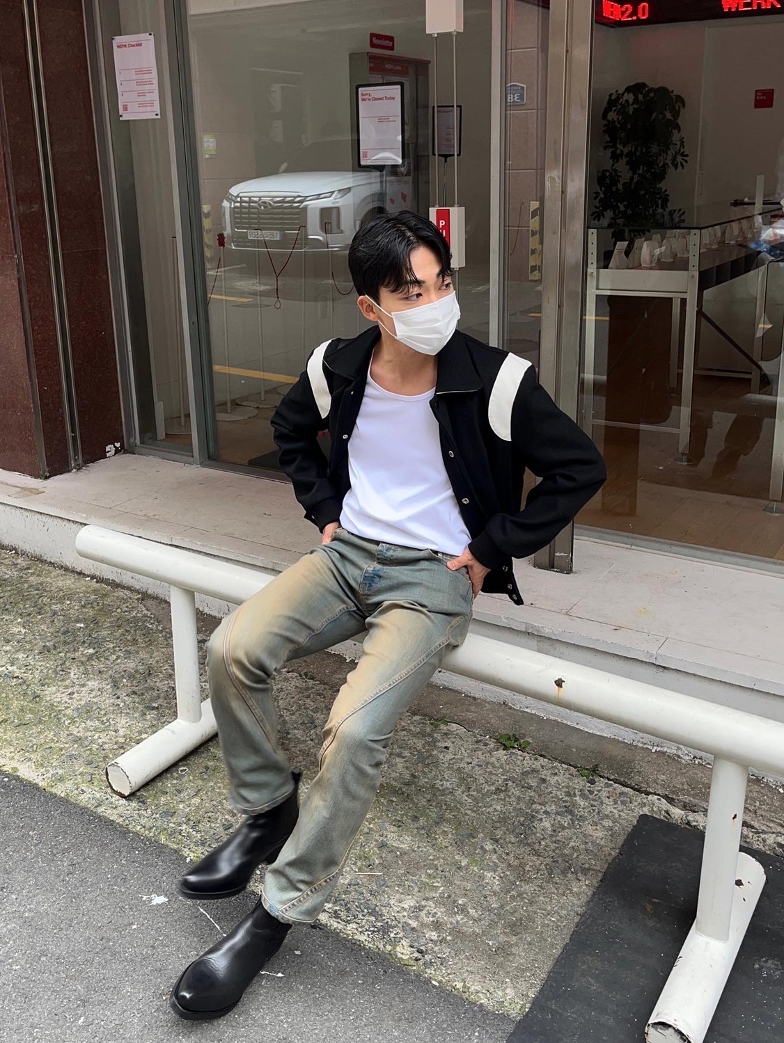 Our Legacy Cuban Boot Black 착용 스타일