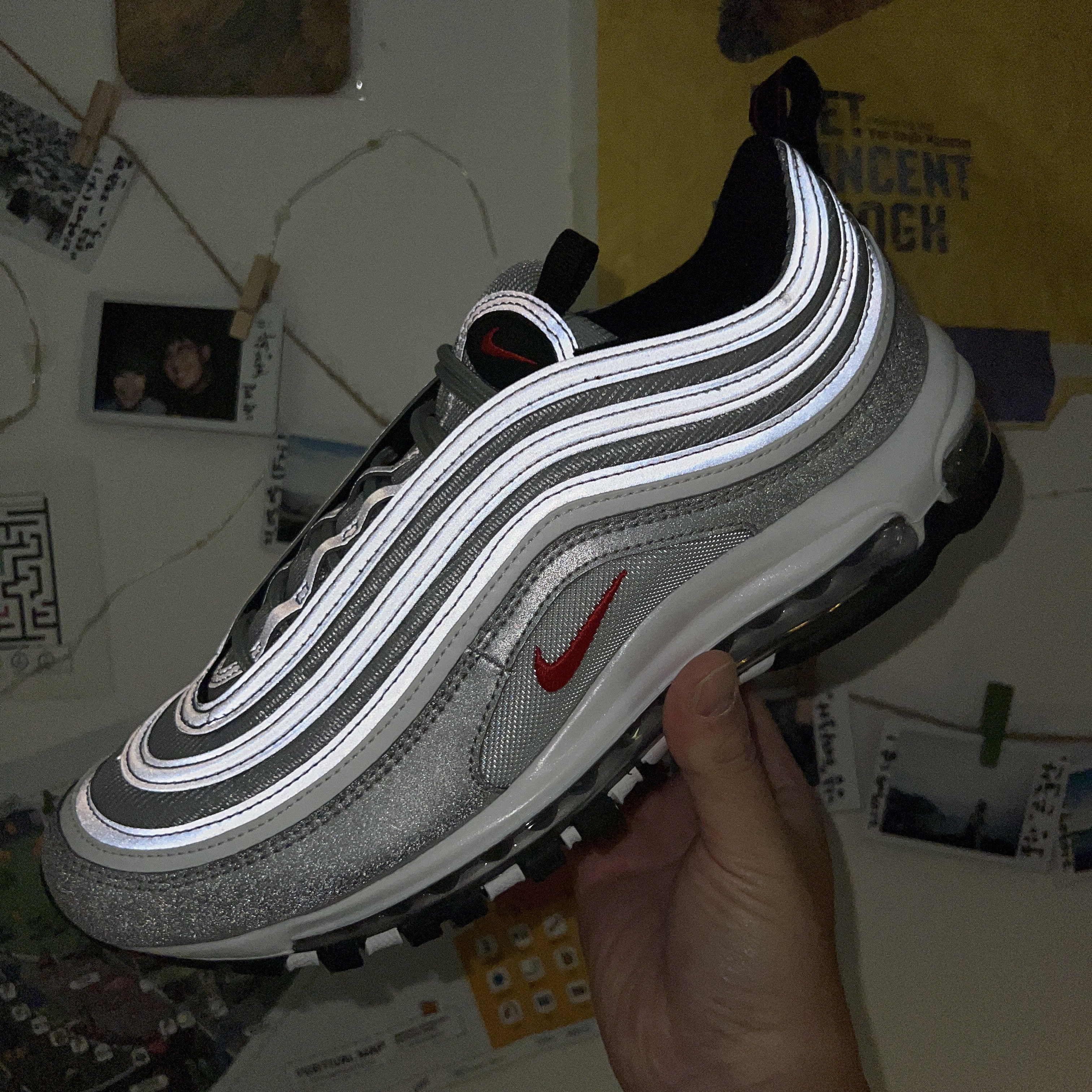 Nike Air Max 97 OG Silver Bullet 2022 착용 스타일 - 2
