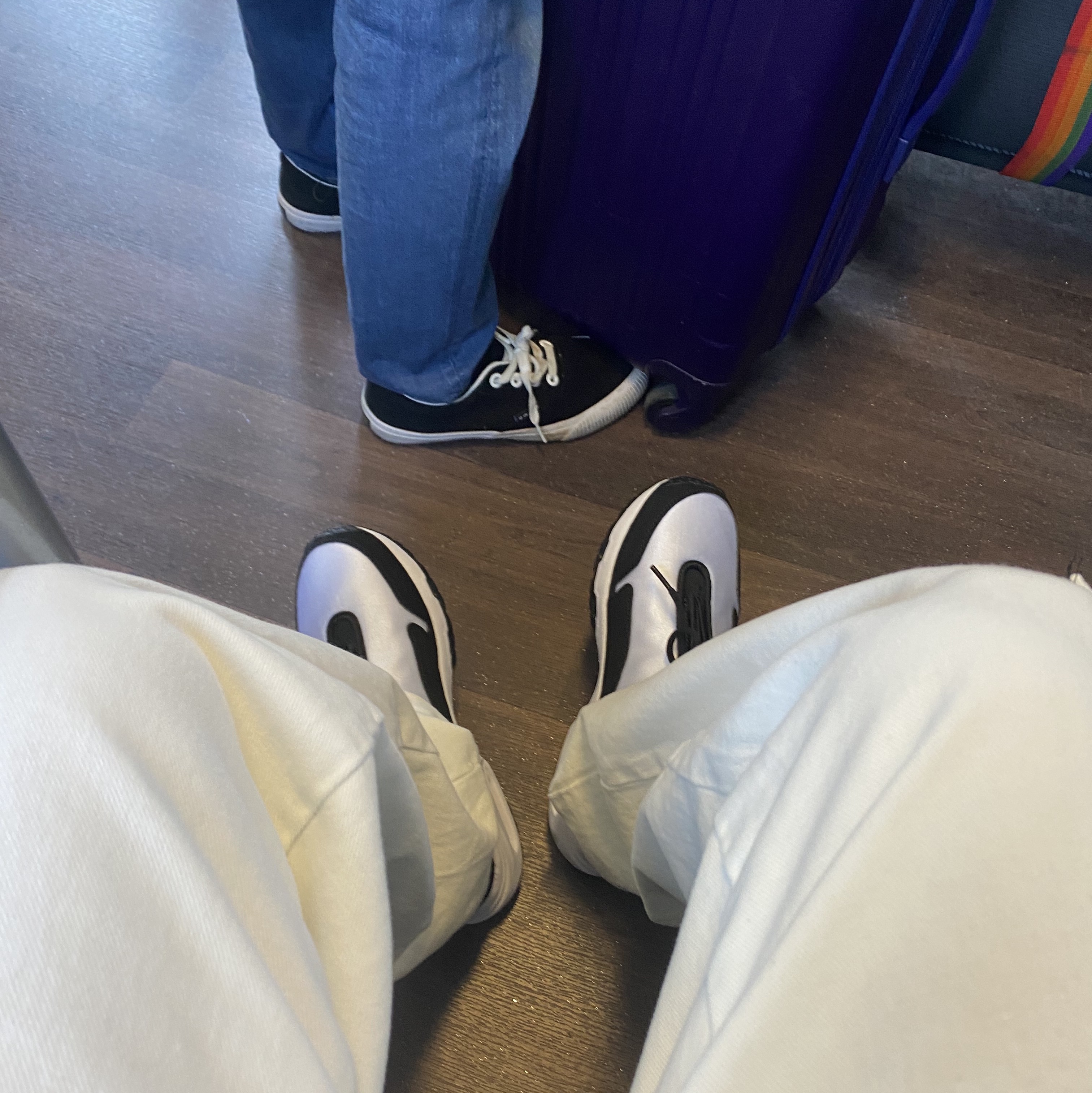 Nike x Comme des Garcons Homme Plus Air Max Sunder SP White Black 착용 스타일