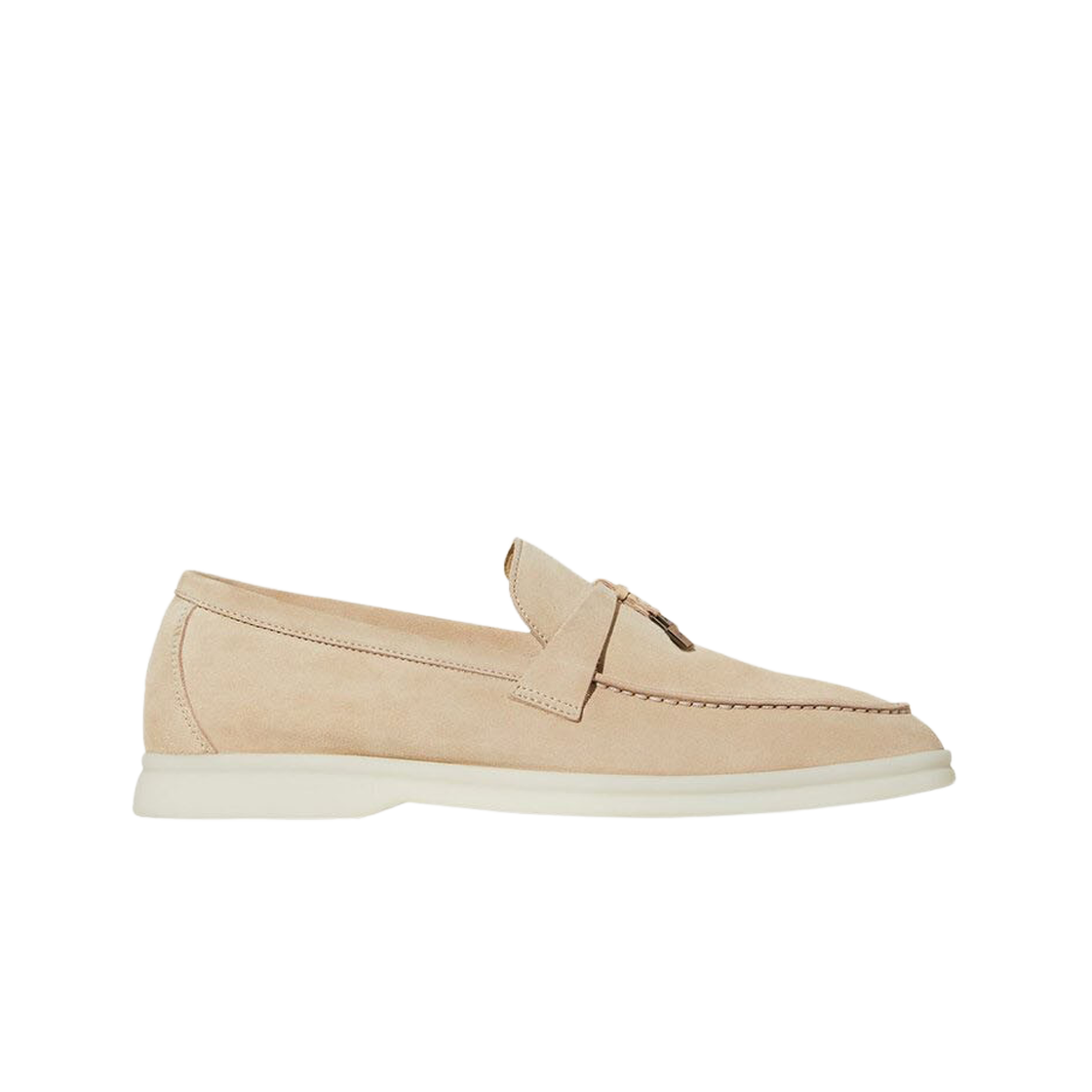 (W) 로로 피아나 썸머 참 워크 스웨이드 카프스킨 윈디 듄((W) Loro Piana Summer Charms Walk Suede Calfskin Windy Dunes) - 1