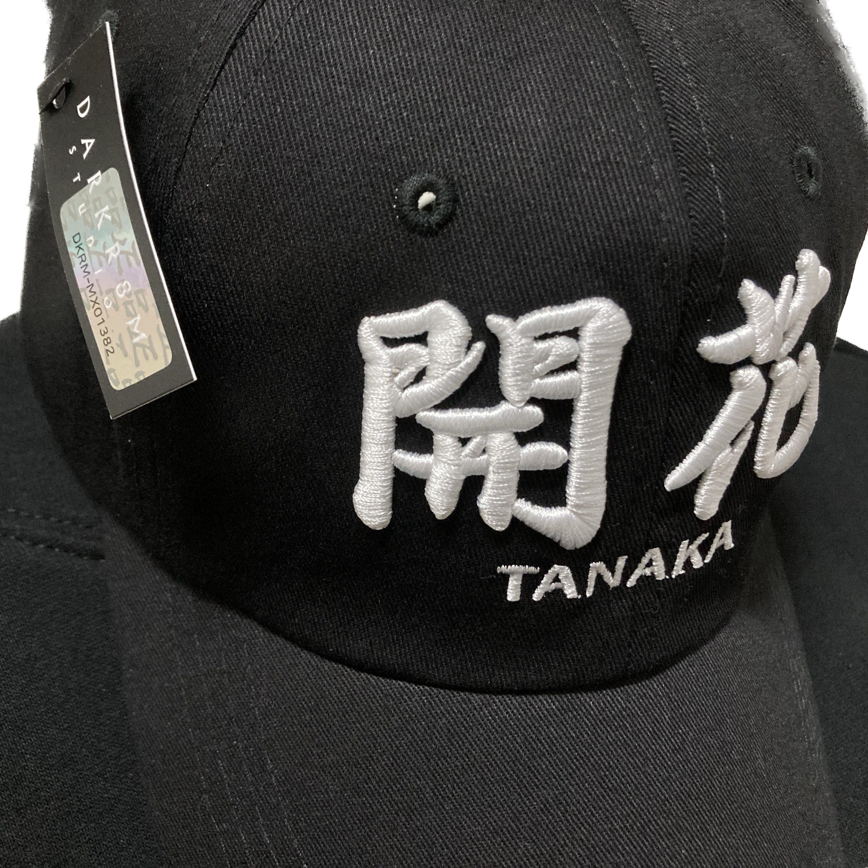 Darkr8m Studio x Tanaka Flowering Cap Black 착용 스타일 - 1