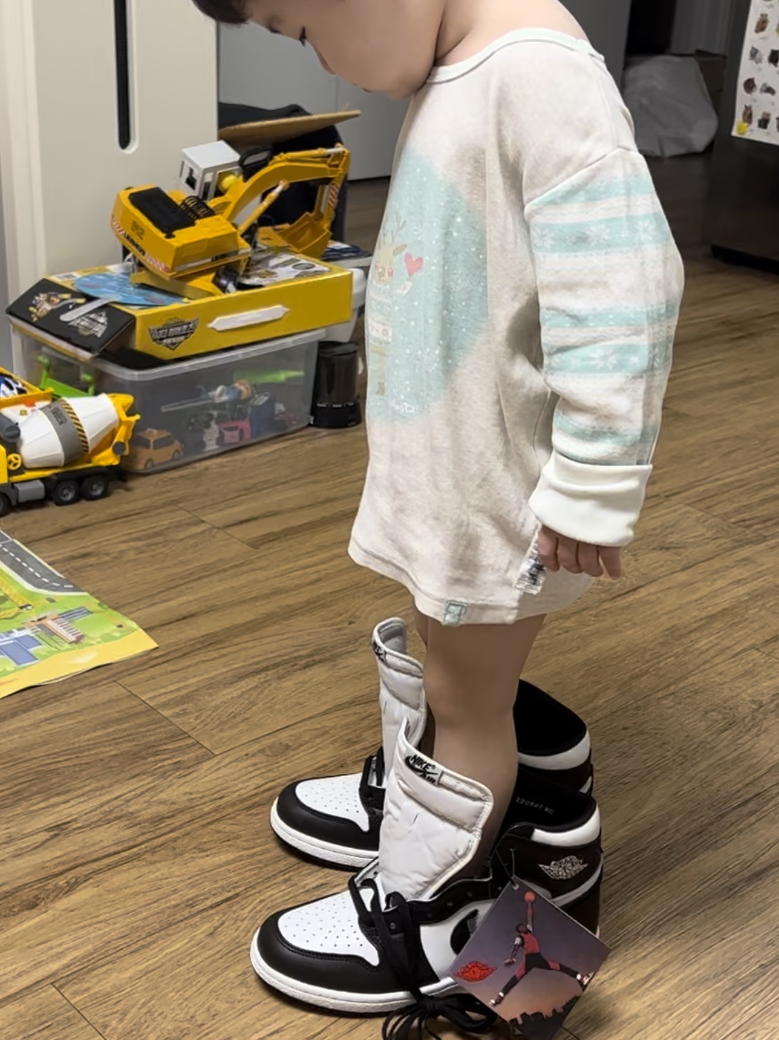 Jordan 1 High 85 Black White 착용 스타일