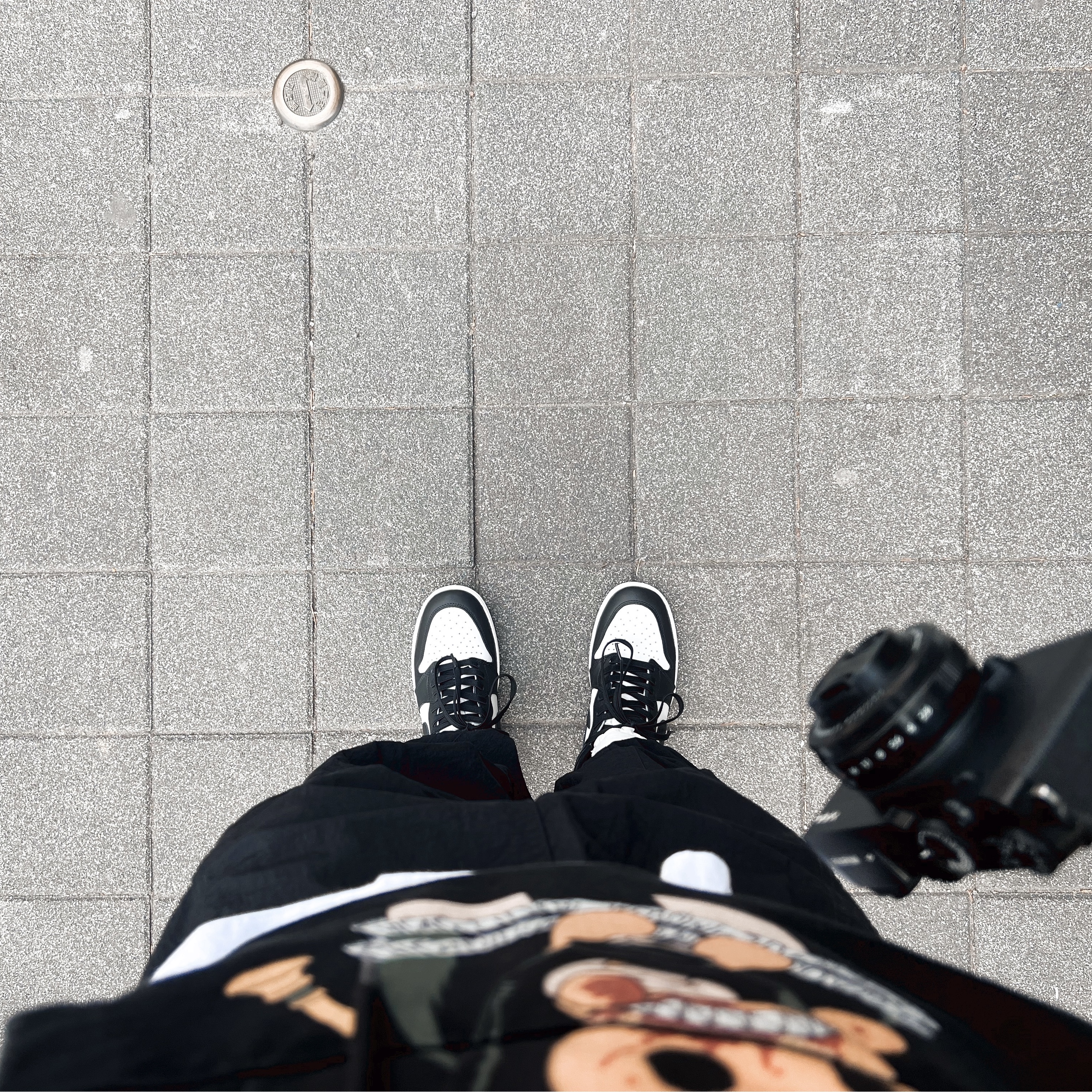 Jordan 1 High 85 Black White 착용 스타일