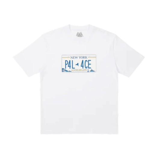 팔라스 플레이트 티셔츠 화이트 - 23SS