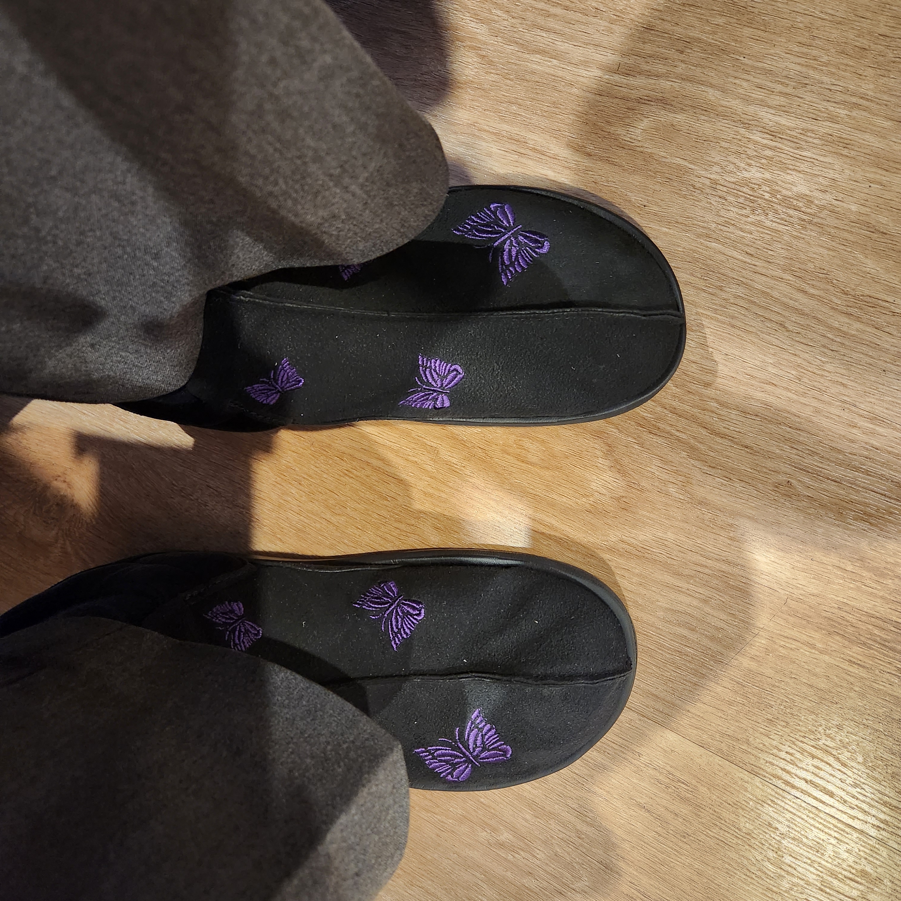 Reebok x Needles Beatnik Moc Core Black Extreme Purple 착용 스타일