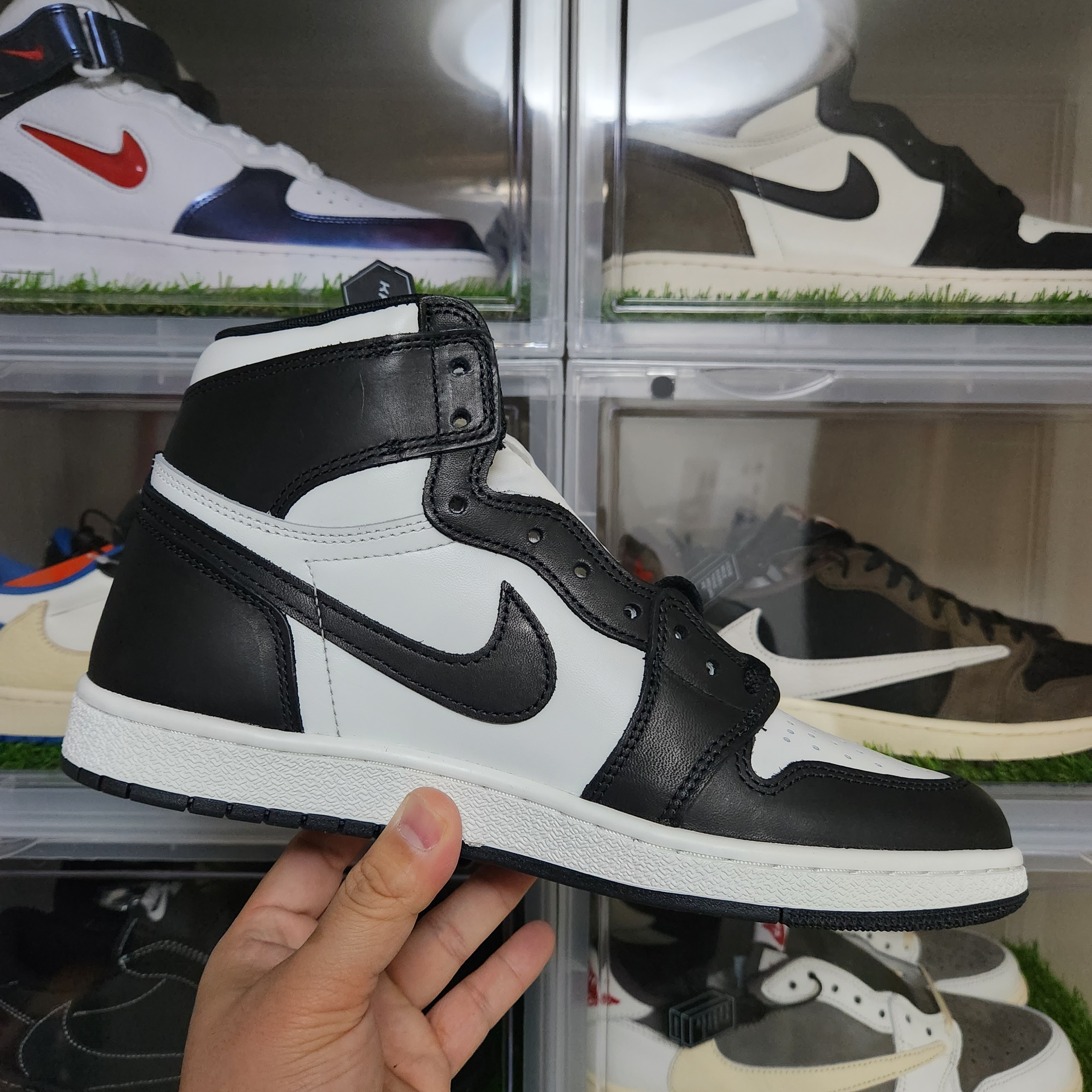 Jordan 1 High 85 Black White 착용 스타일 - 1
