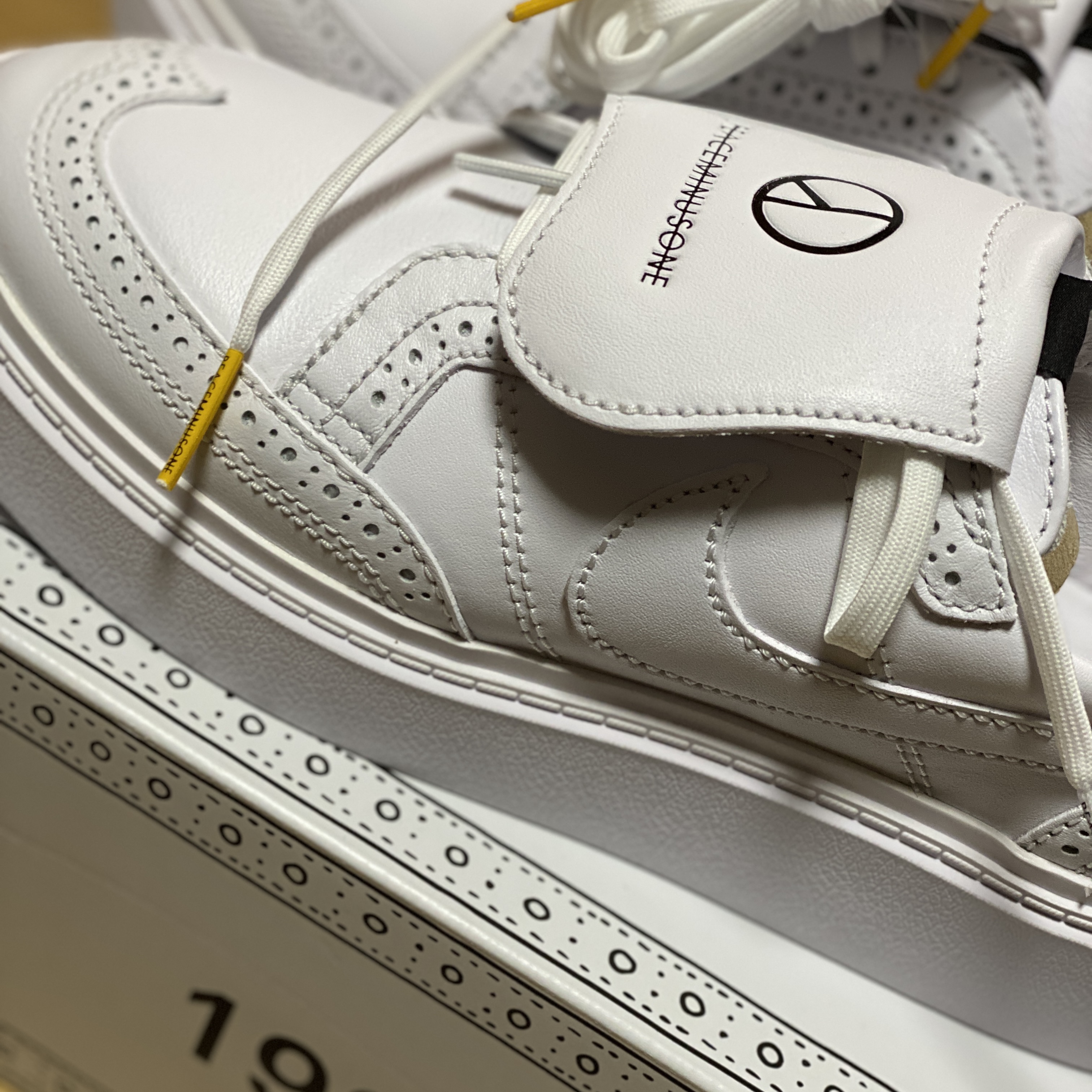 Nike x Peaceminusone Kwondo1 White 착용 스타일