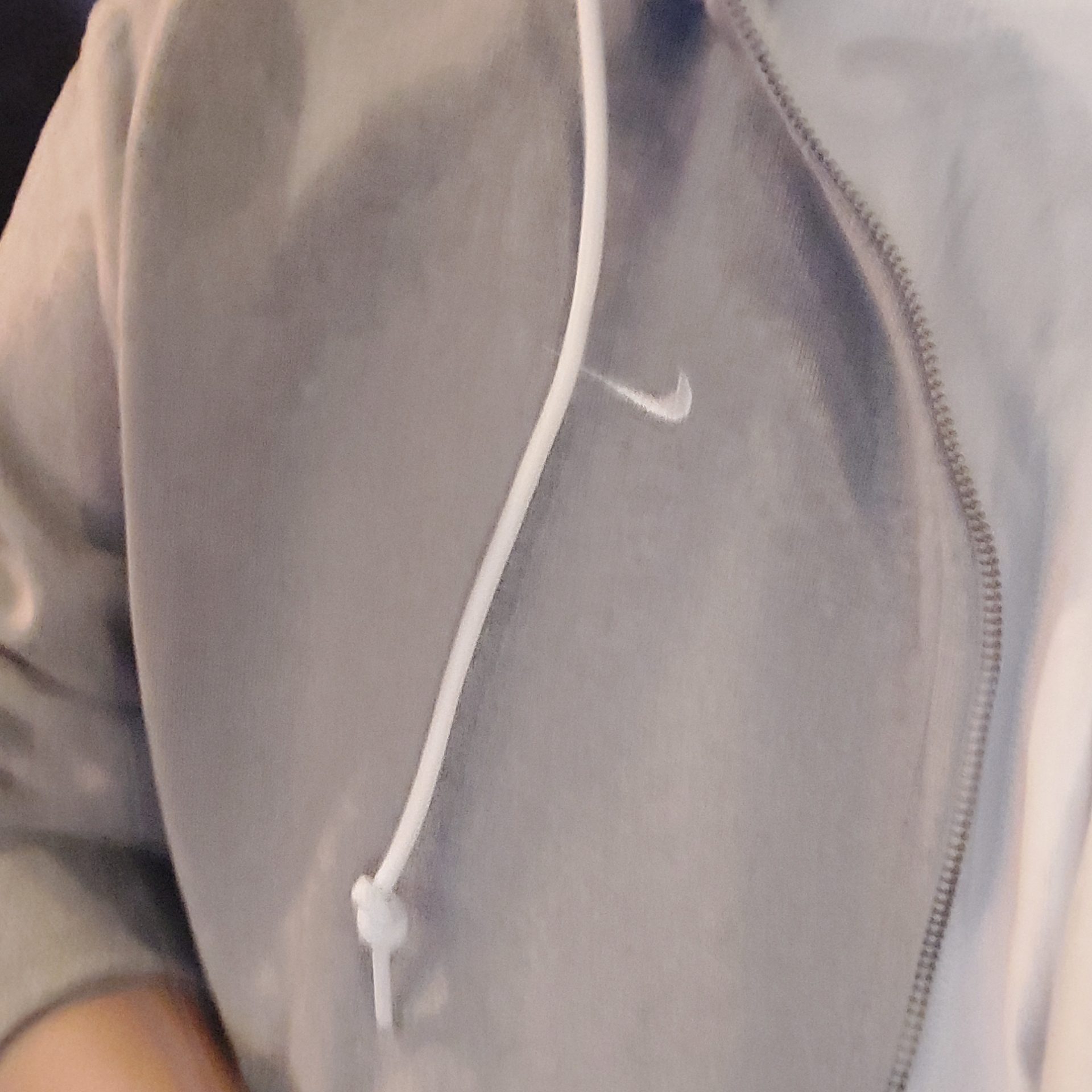 Nike NRG Solo Swoosh Full Zip Hoodie Dark Grey Heather - Asia 착용 스타일