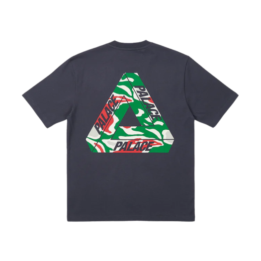 팔라스 정글 카모 트라이퍼그 티셔츠 네이비 - 23SS