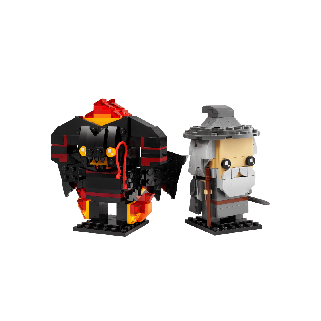 레고 브릭헤즈 회색의 간달프와 발록(Lego Brickheadz Gandalf the Grey & Balrog) - 1