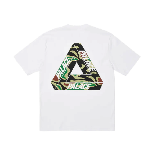 팔라스 정글 카모 트라이퍼그 티셔츠 화이트 - 23SS
