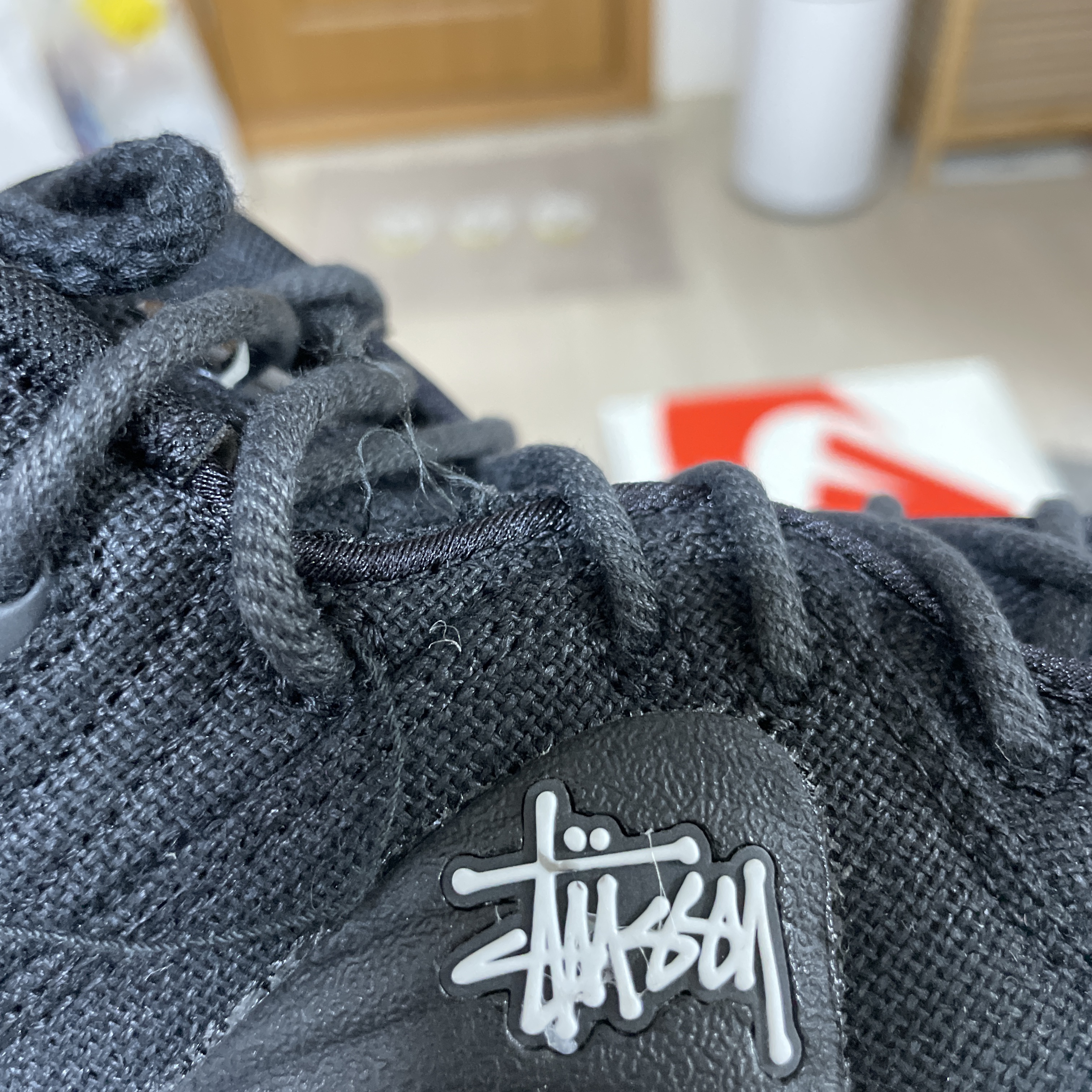 Nike x Stussy Air Penny II Black 착용 스타일 - 1