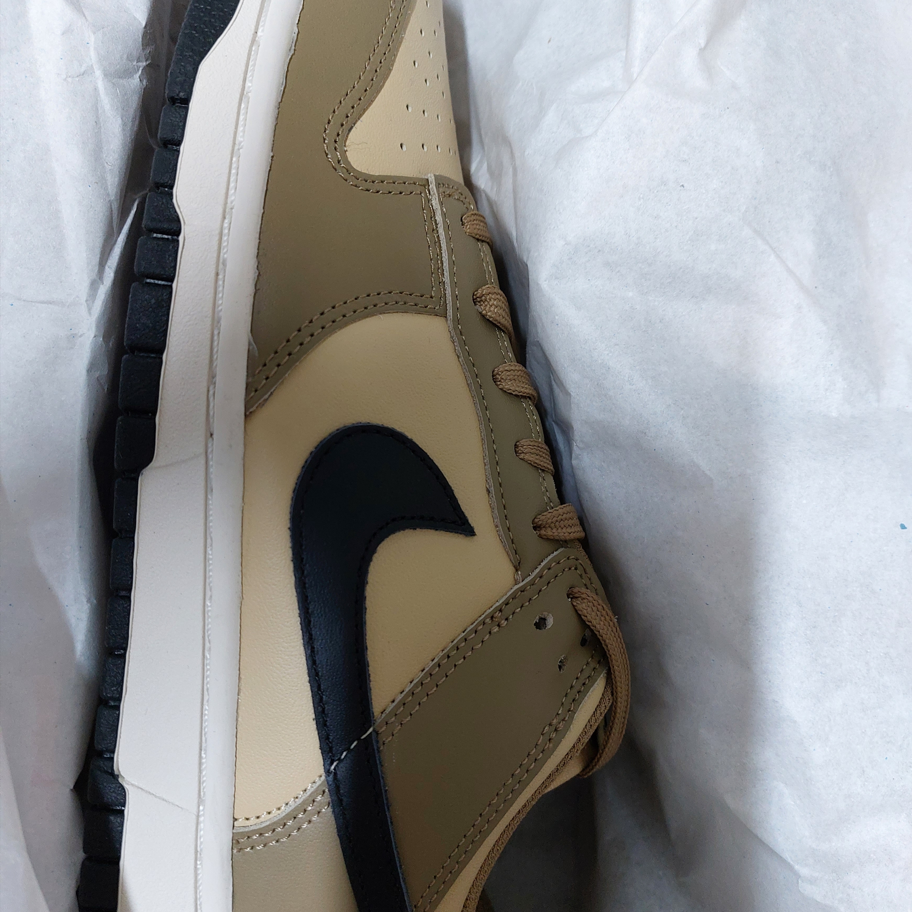 (W) Nike Dunk Low Dark Driftwood 착용 스타일