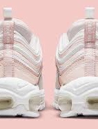 (GS) Nike Air Max 97 Summit White Sesame, Nike Air Max 97 Triple White Wolf Grey 착용 스타일 - 4