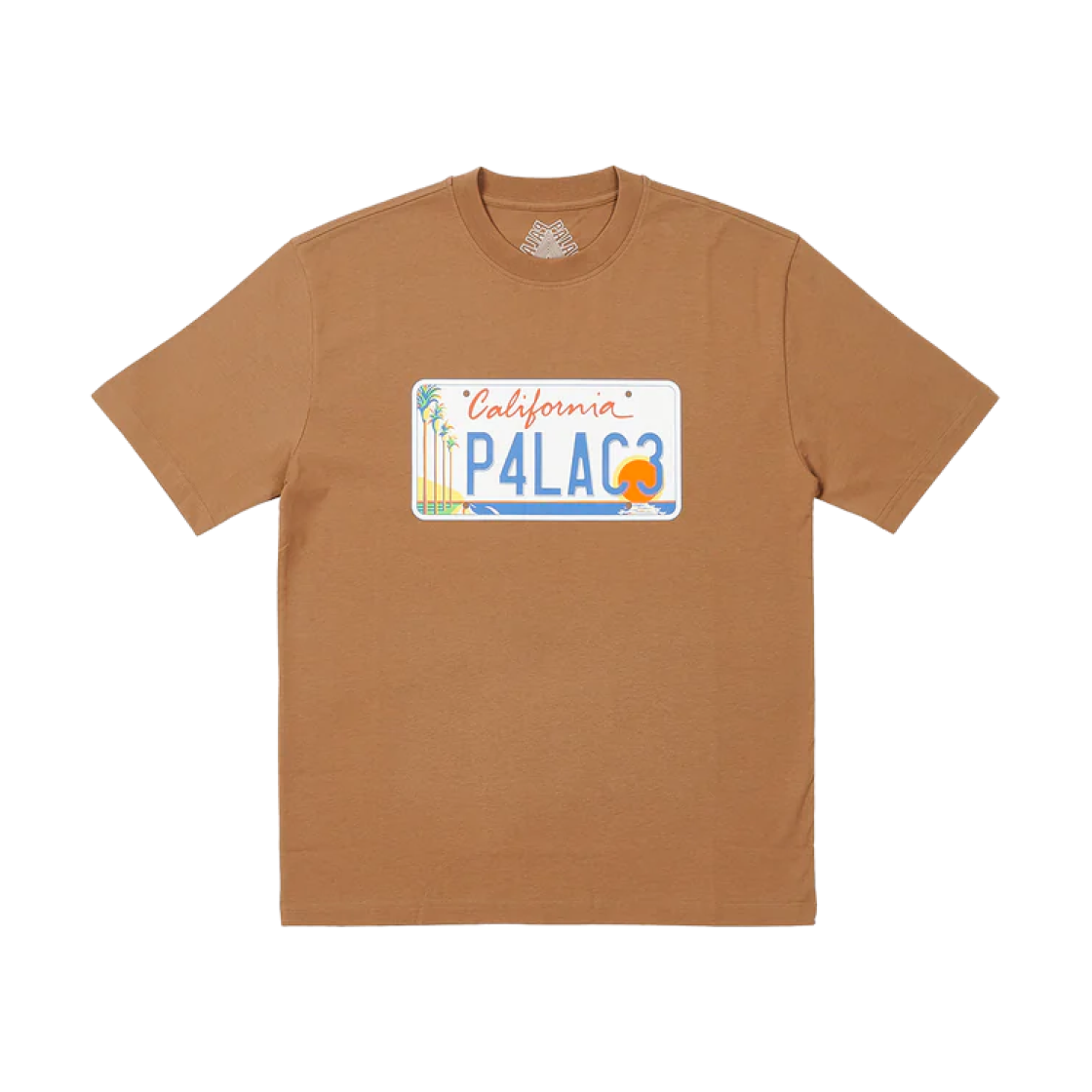 Palace Plate T-Shirt Mocha - 23SS 상세 이미지 1