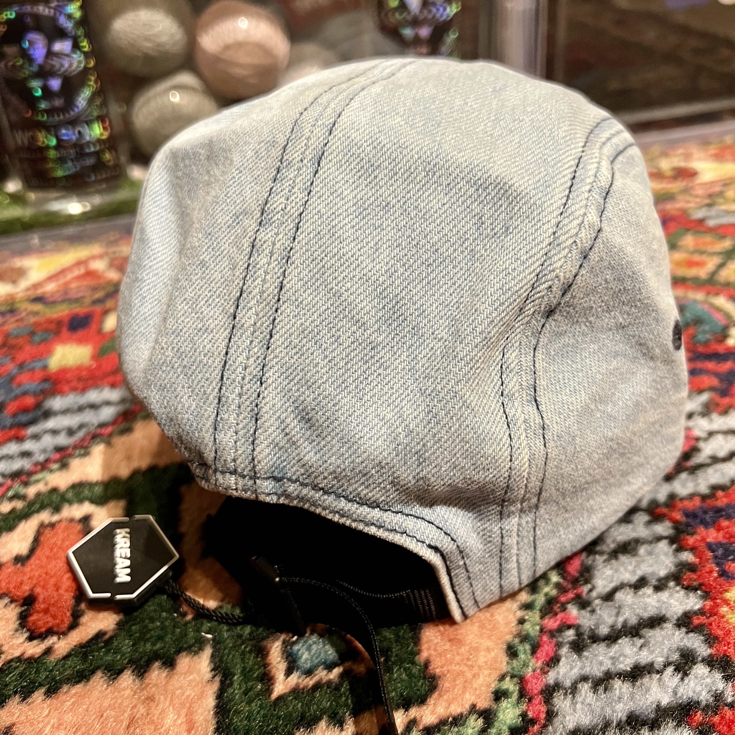 Supreme Denim Camp Cap Washed Blue - 22FW, Nike ACG Sun Farer Jacket Black - Asia 착용 스타일 - 3
