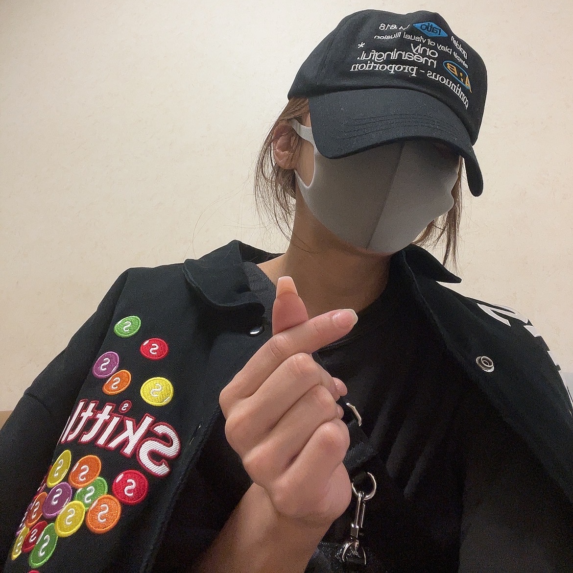 Supreme x Skittles Mitchell & Ness Varsity Jacket Black - 21FW 착용 스타일