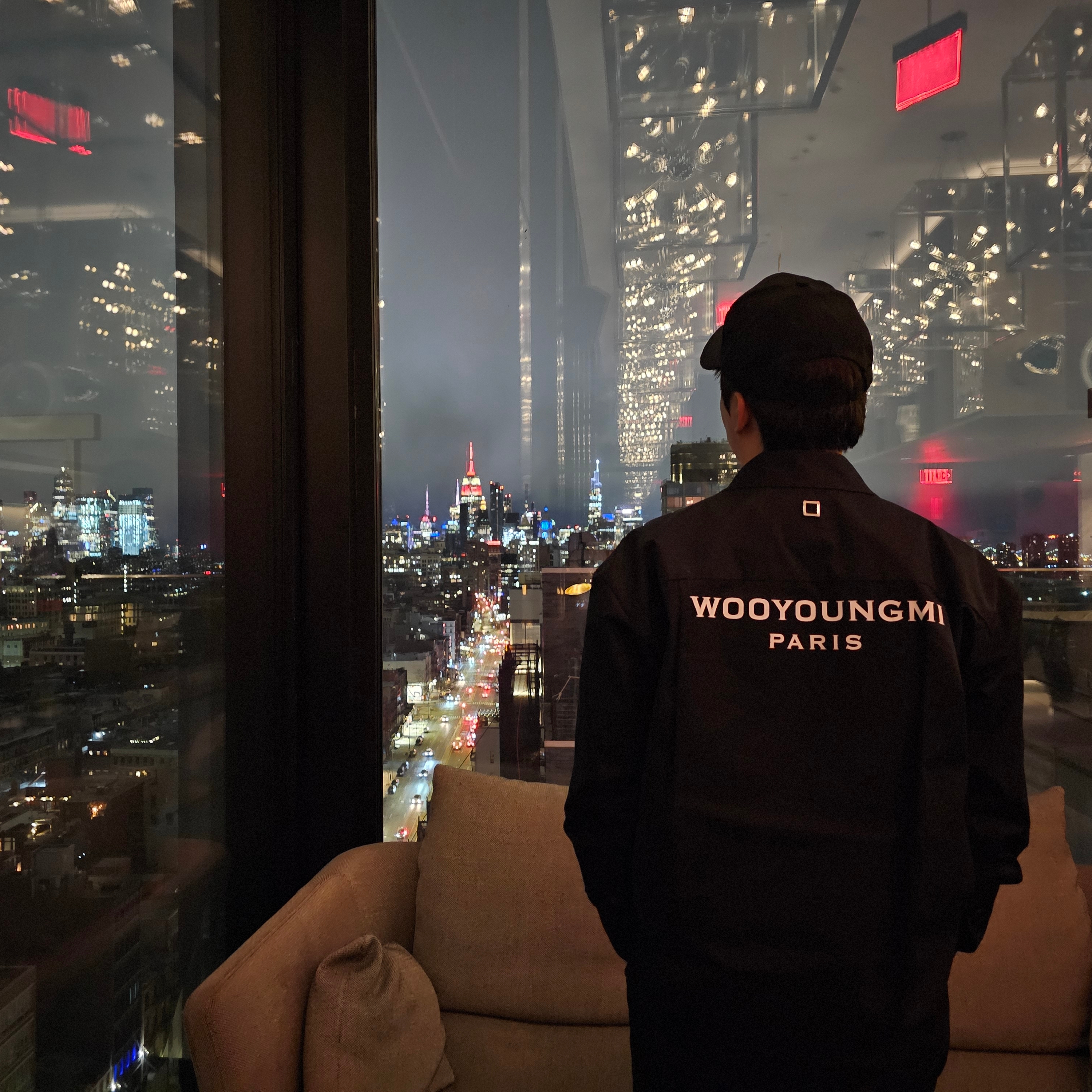 Wooyoungmi Cotton Back Logo Shirt Black - 22FW 착용 스타일