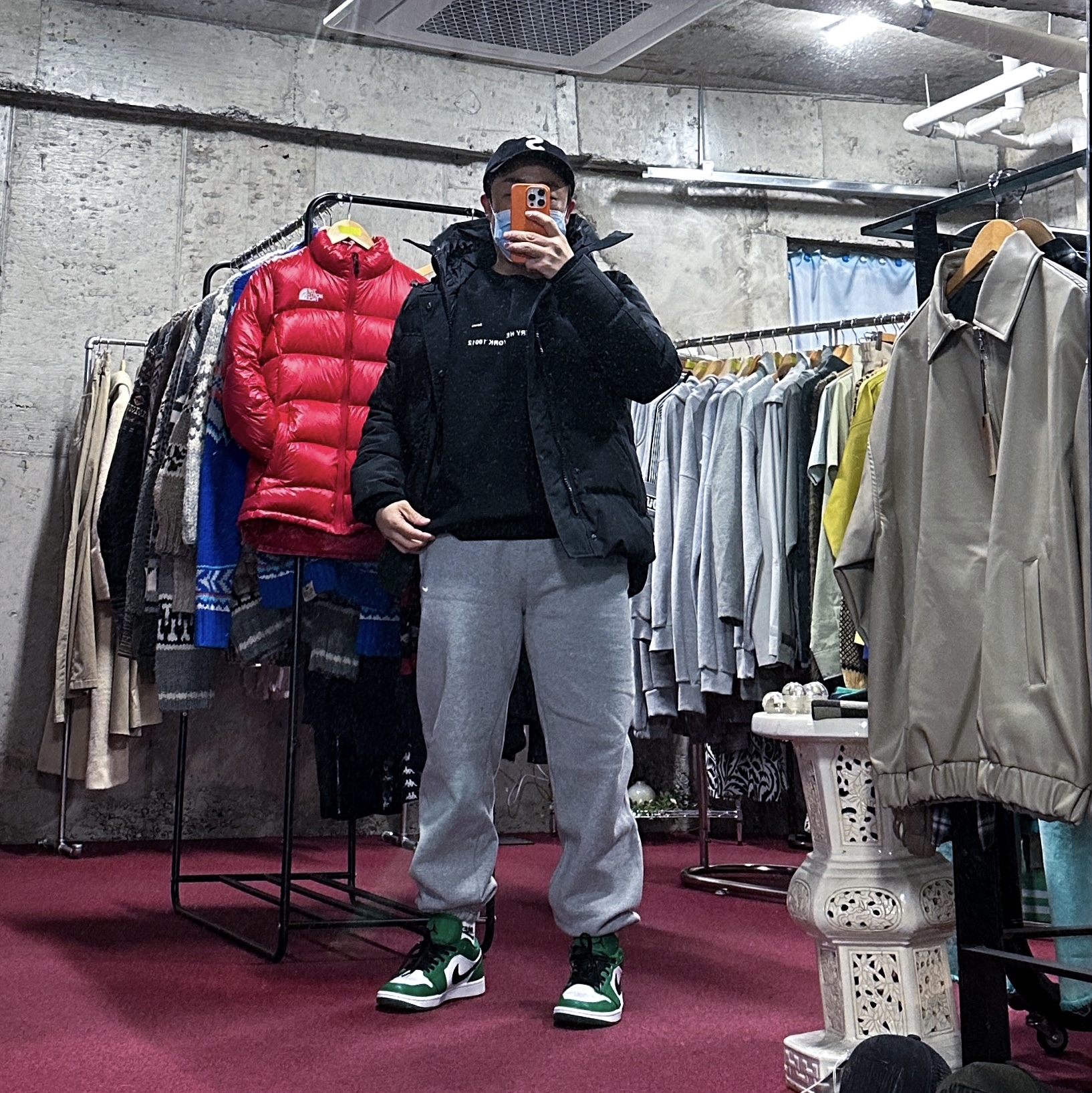 Jordan 1 Low Pine Green 착용 스타일
