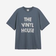 Thevinylhouse Spray Logo T-Shirt Blue