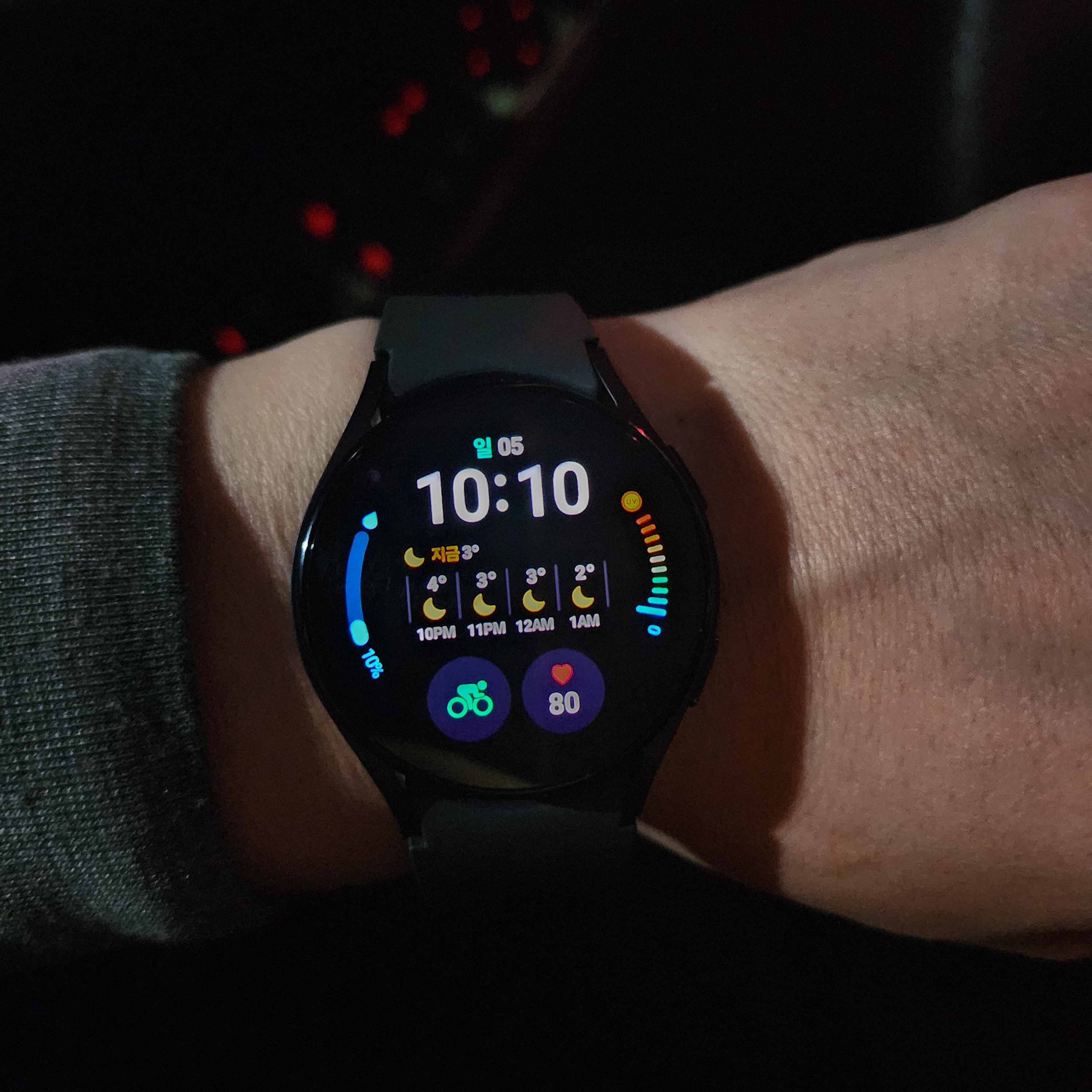 Samsung Galaxy Watch5 40mm Bluetooth Graphite (Korean Ver.) 착용 스타일