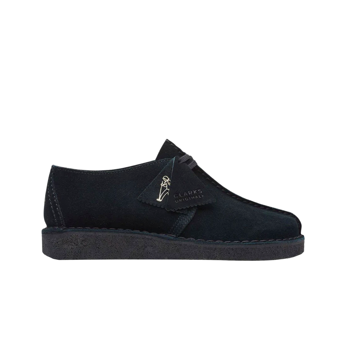 (W) 클락스 데저트 트랙 블랙 스웨이드