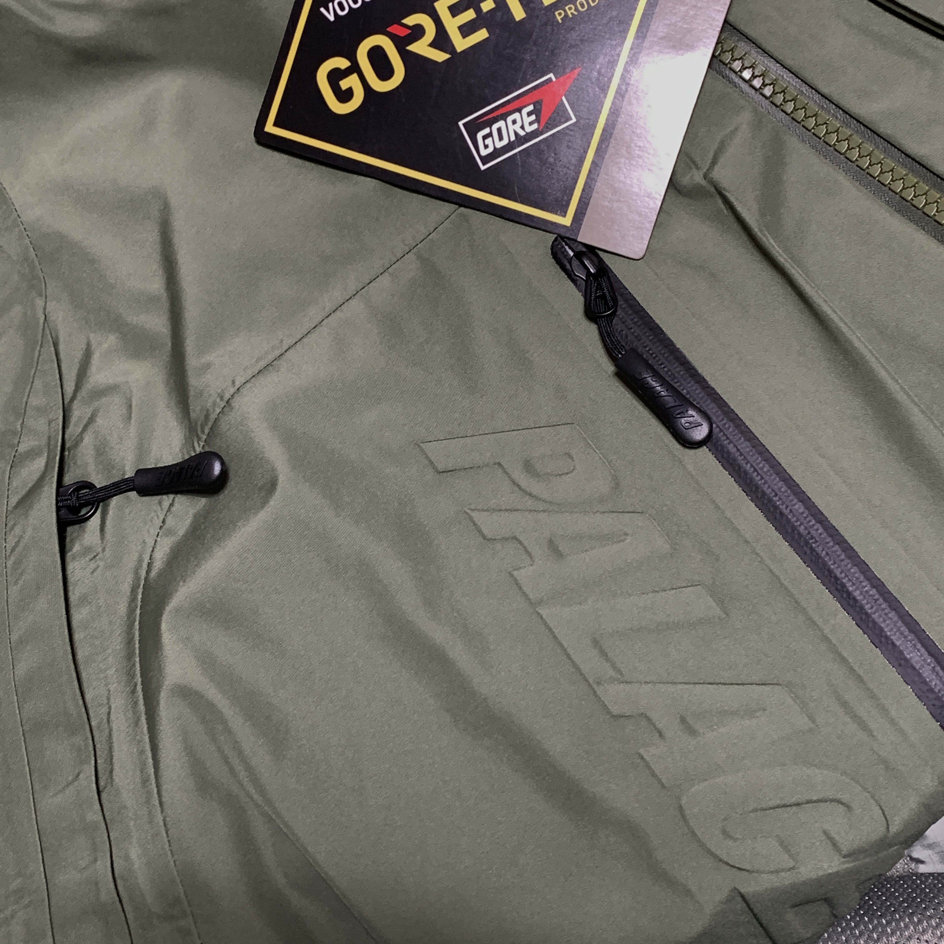 Palace Gore-Tex Cargo Jacket Olive - 23SS 착용 스타일
