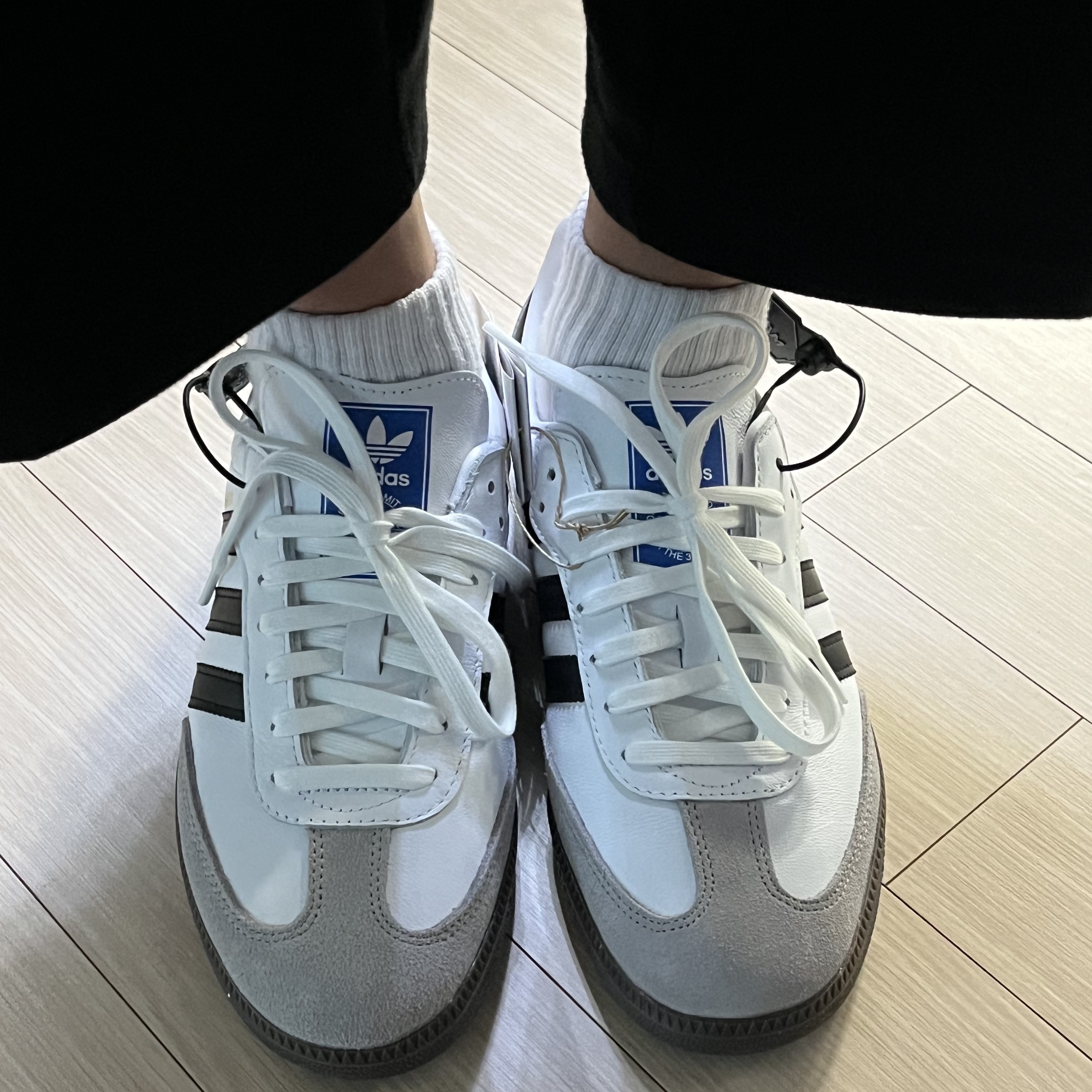 Adidas Samba OG Cloud White 착용 스타일 - 2