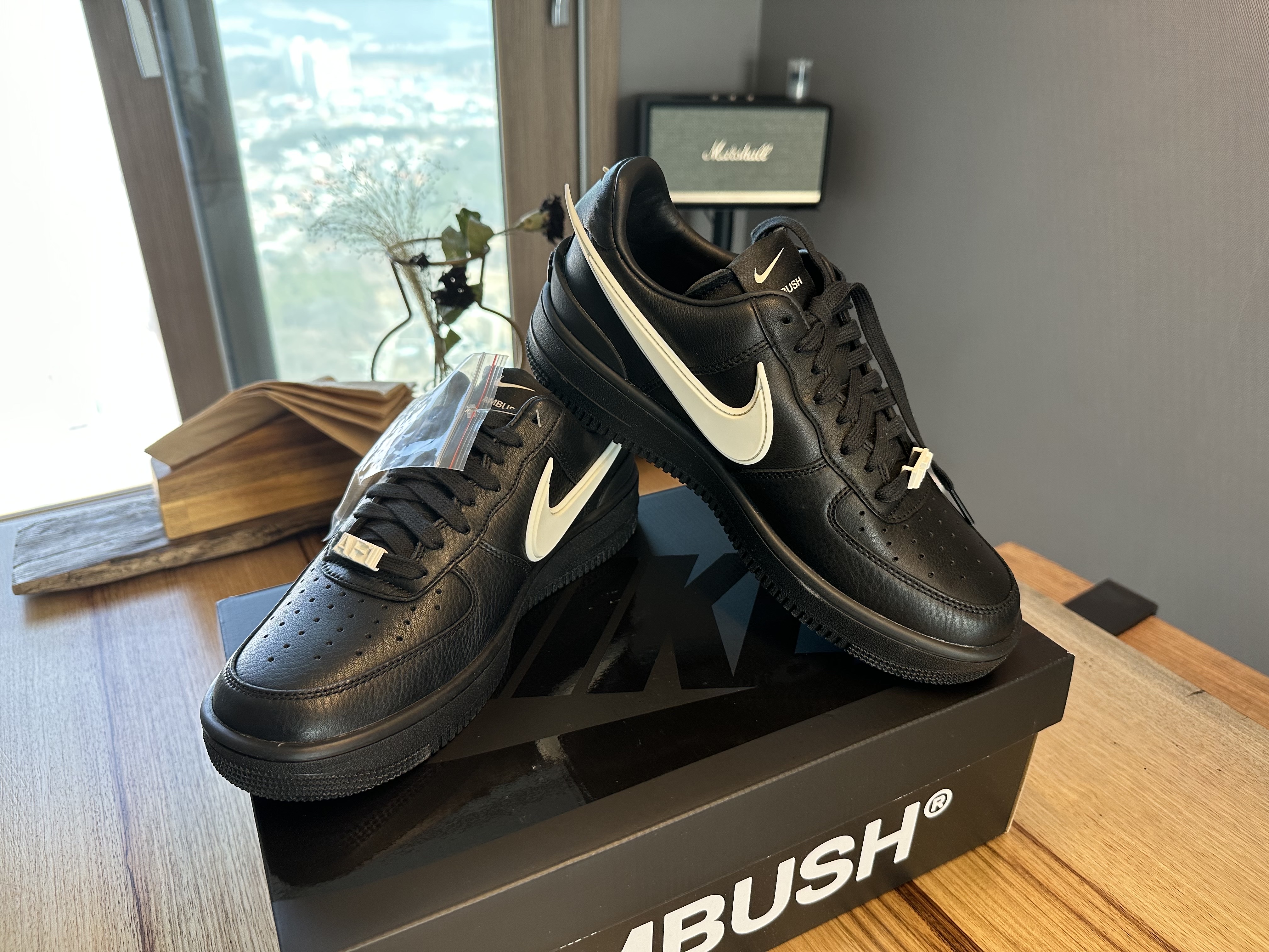 Nike x Ambush Air Force 1 Low SP Black 착용 스타일 - 1