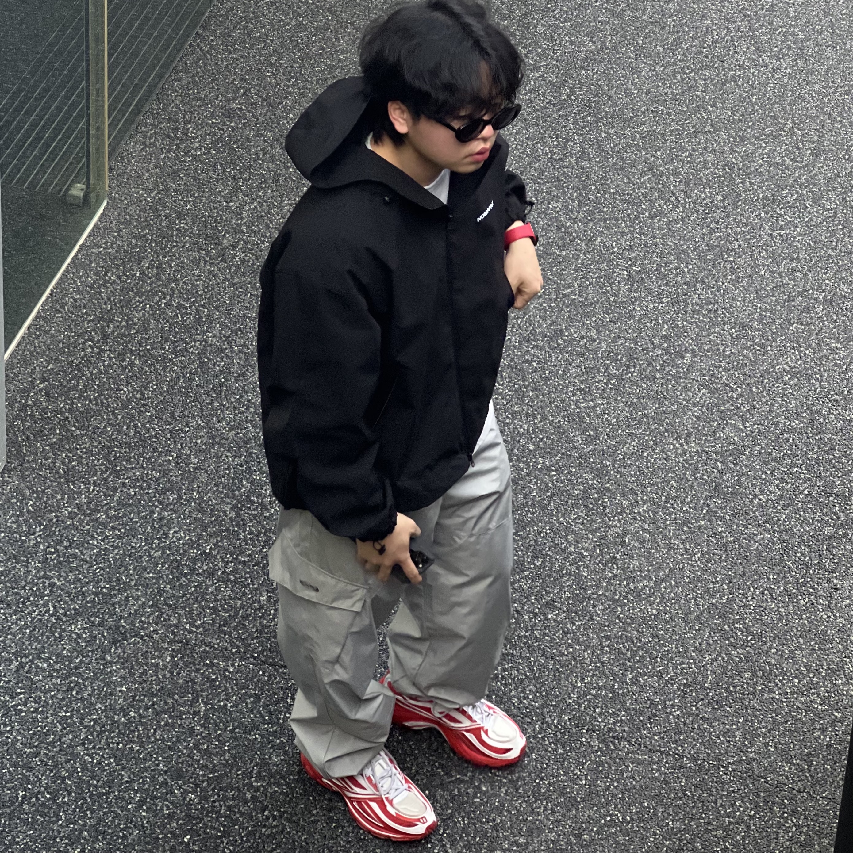 Reebok x Kanghyuk Premier Road Modern Mid White Red 착용 스타일 - 1