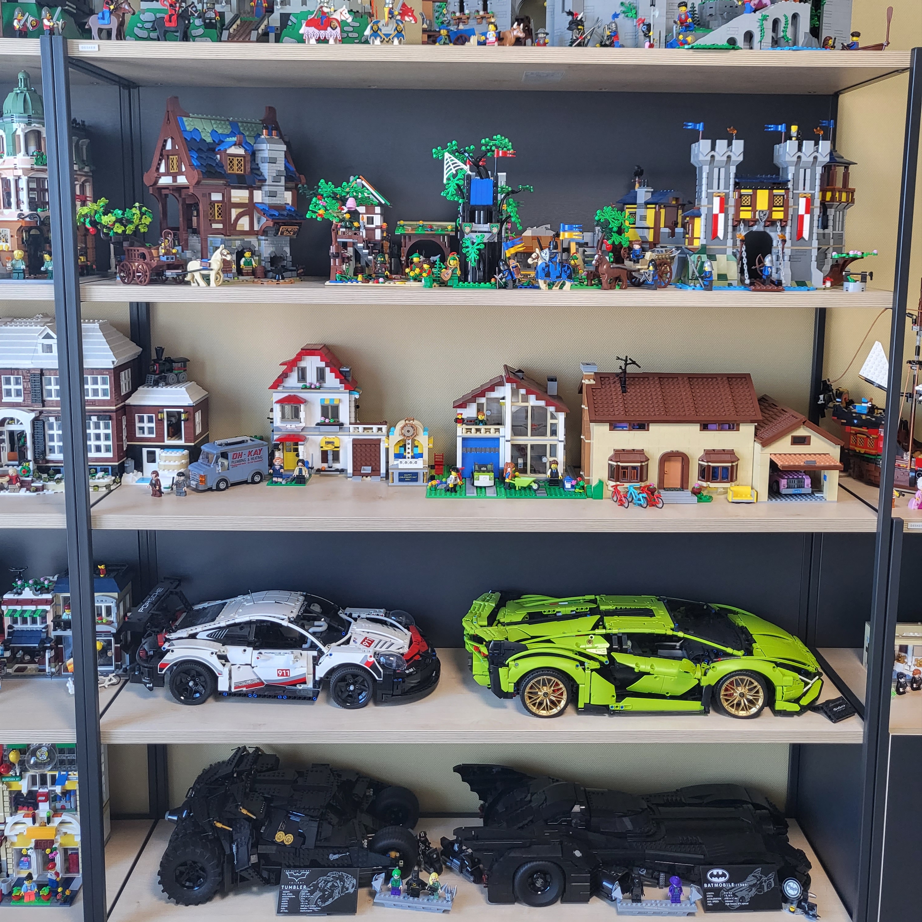 Lego DC Comics Batman 1989 Batmobile 착용 스타일