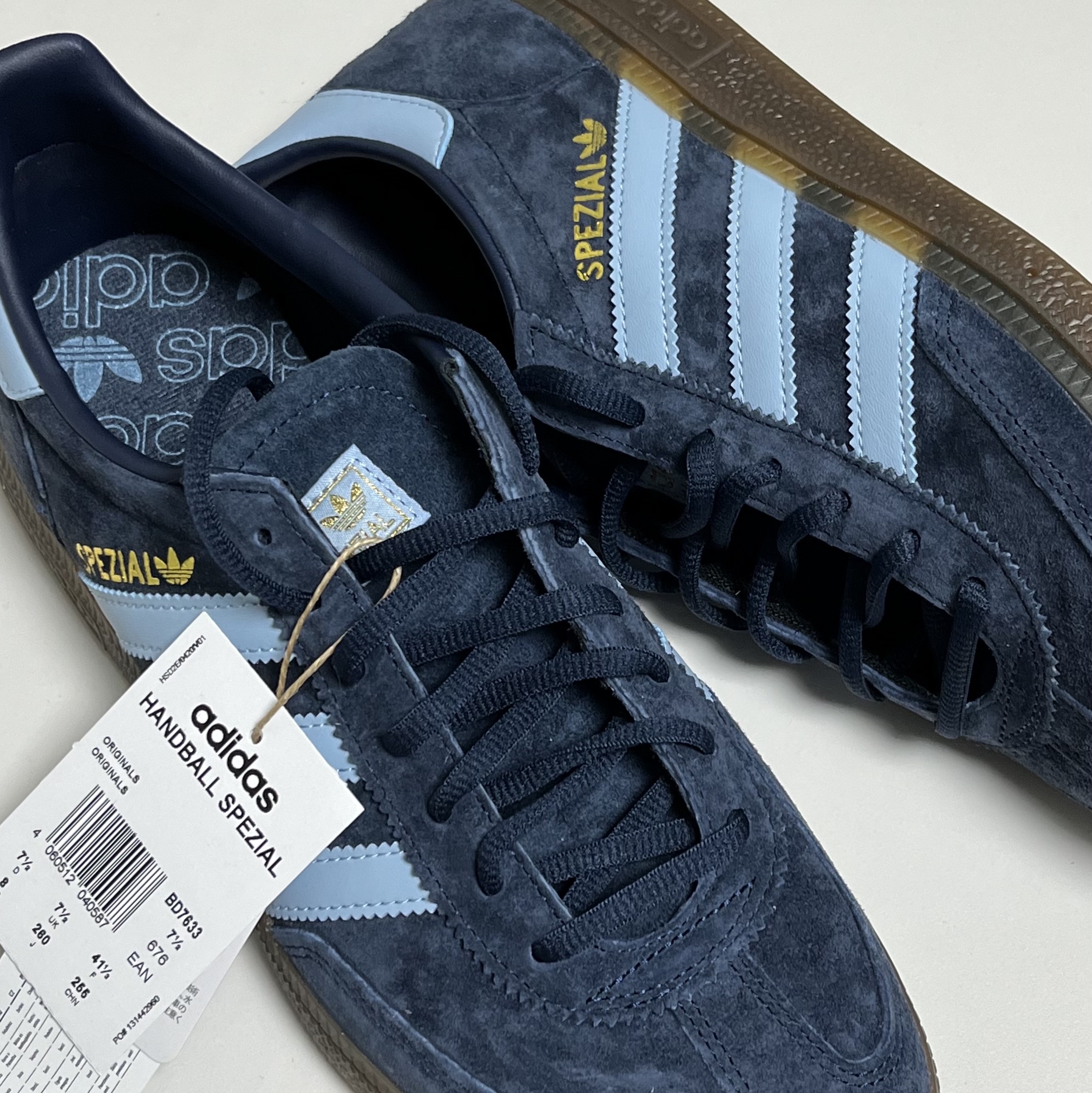 Adidas Spezial Handball Collegiate Navy 착용 스타일