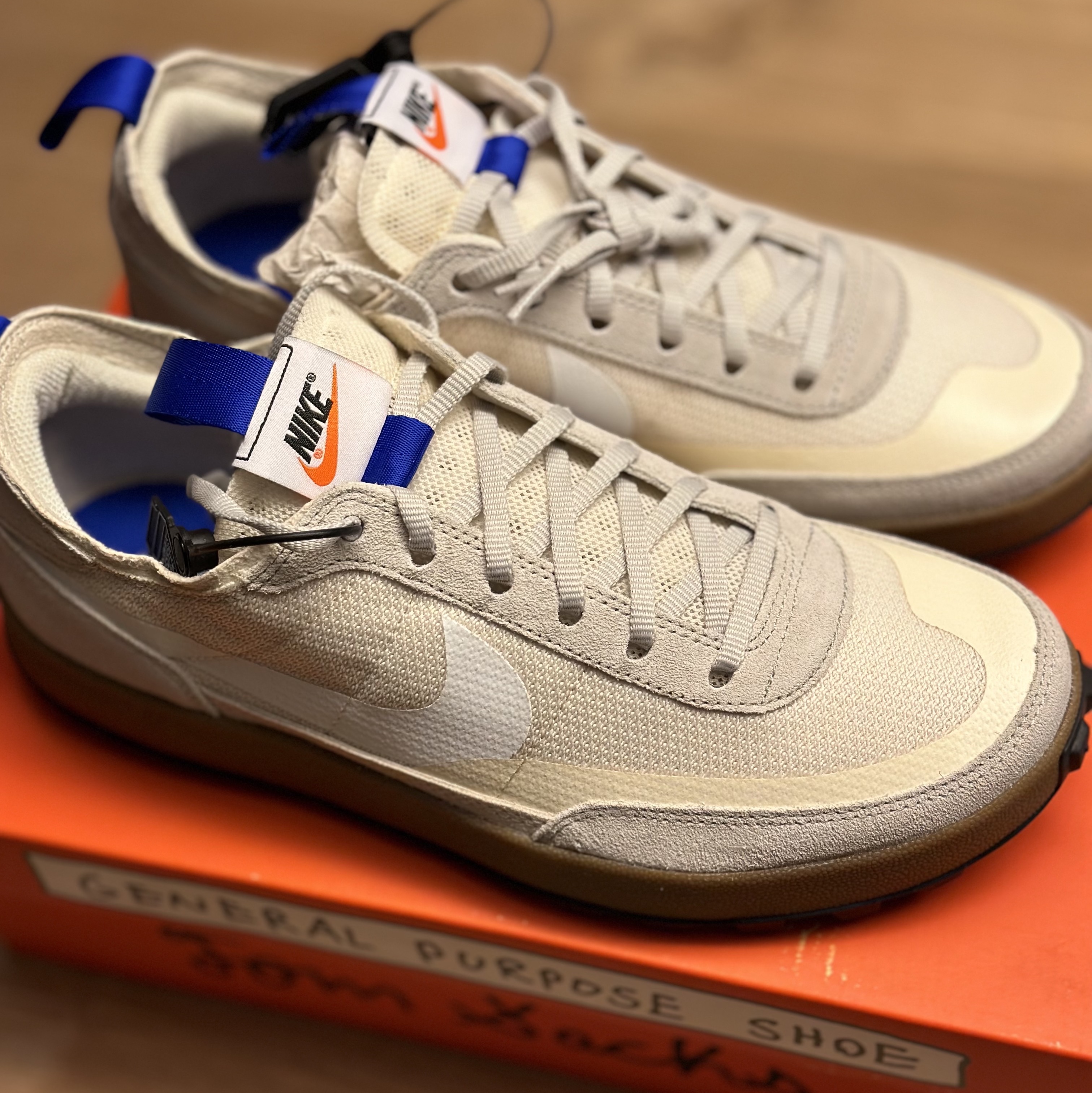 Nike x Tom Sachs General Purpose Shoe Light Cream 착용 스타일