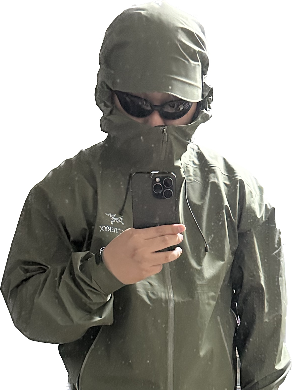 Arc'teryx Beta LT Jacket Tatsu, Apple iPhone 14 Pro Max 256GB Space Black (Korean Ver.) 착용 스타일