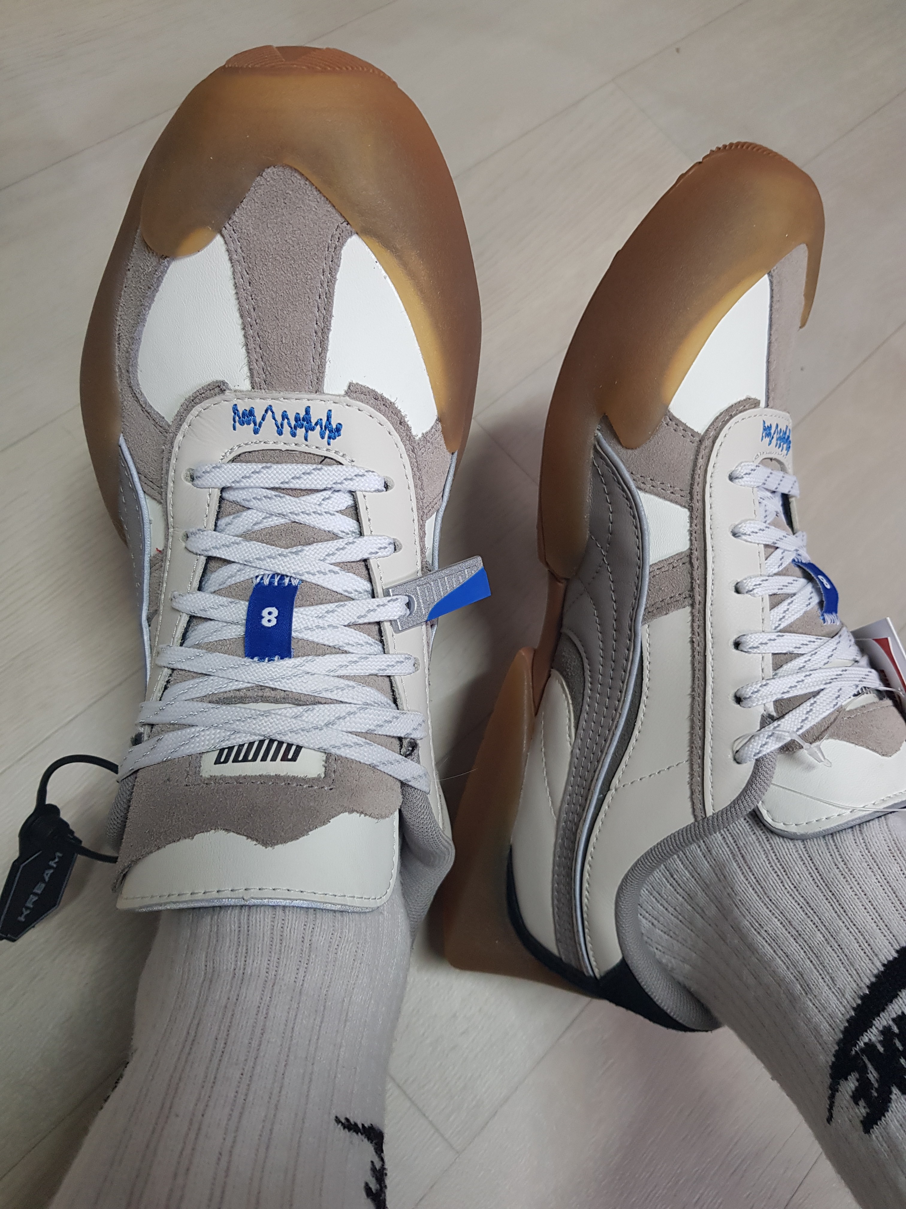 Puma x Ader Error Vaderon White 착용 스타일