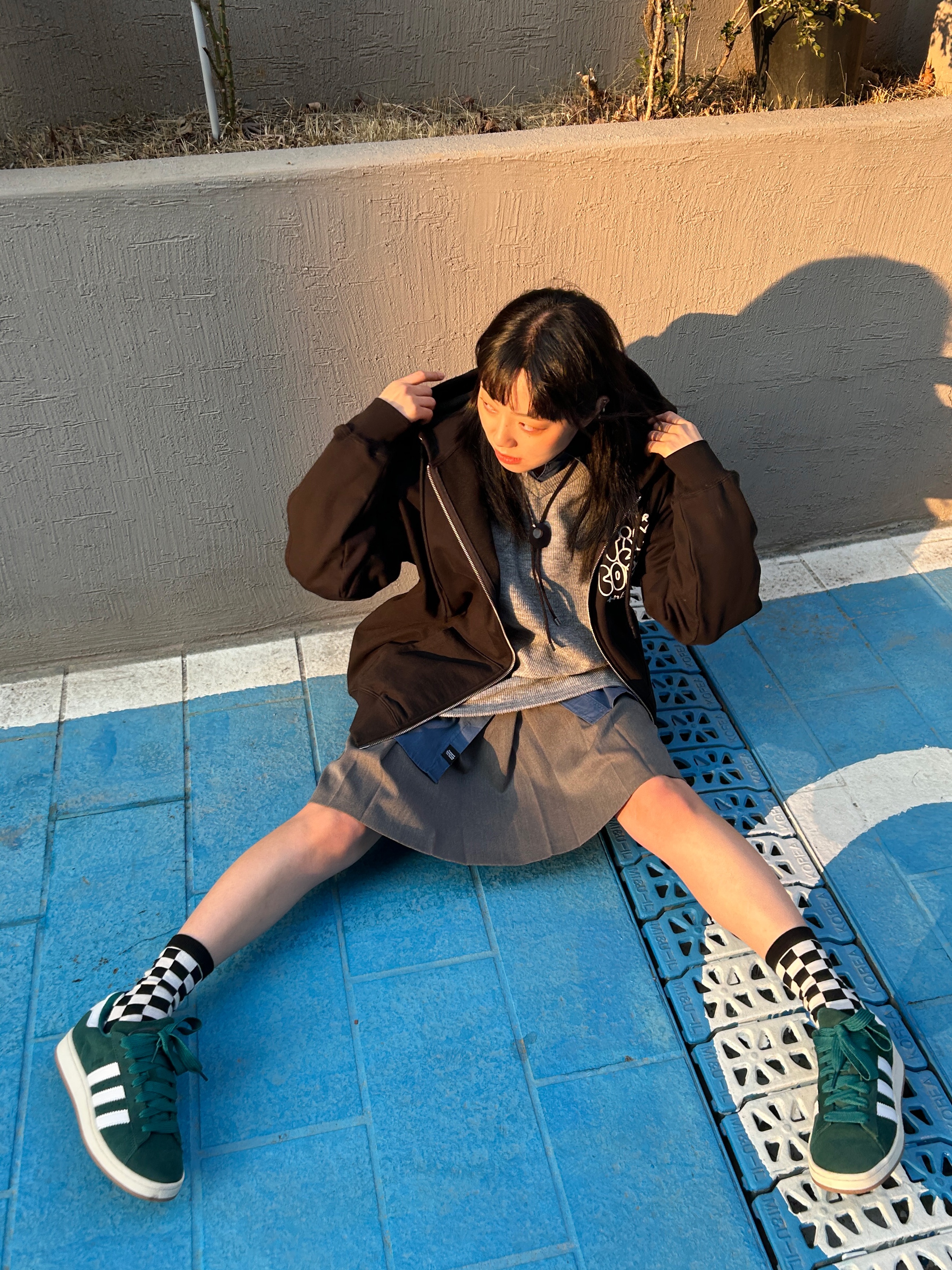 Adidas Campus 00s St Forest Glade 착용 스타일 - 3