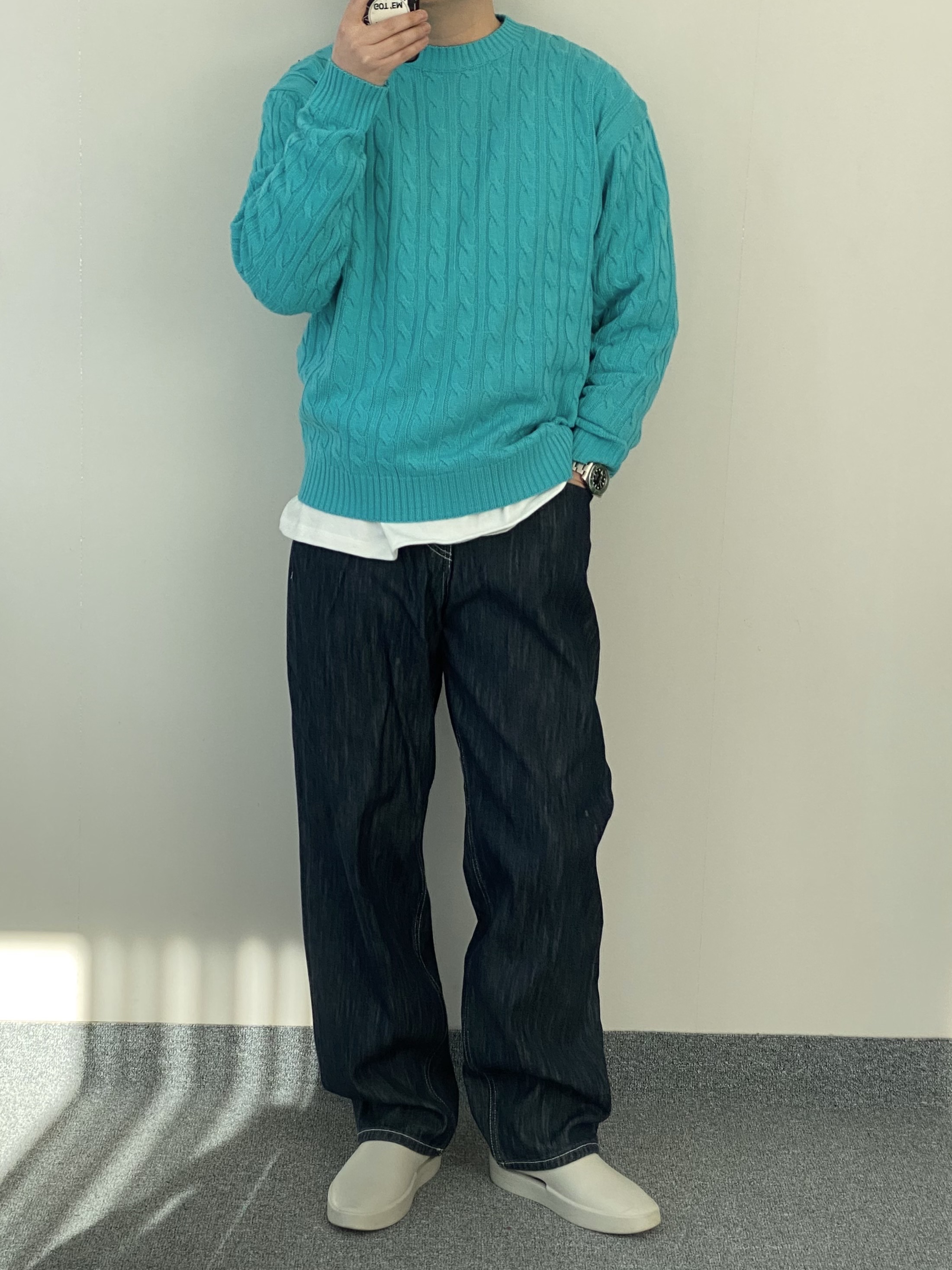 Fear of God The California Cement 착용 스타일
