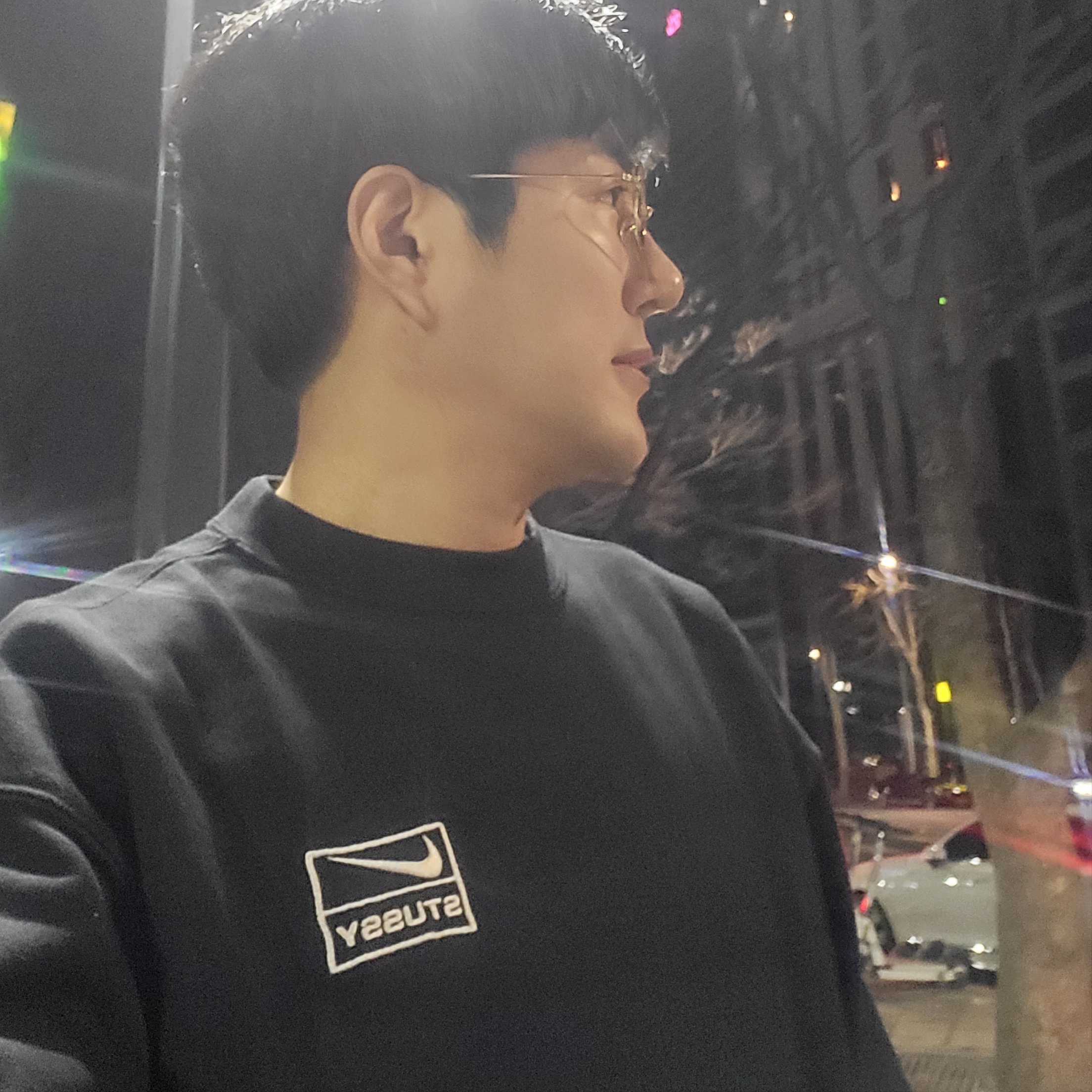 Nike x Stussy NRG Washed Fleece Crewneck Black (DO5310-010) 착용 스타일