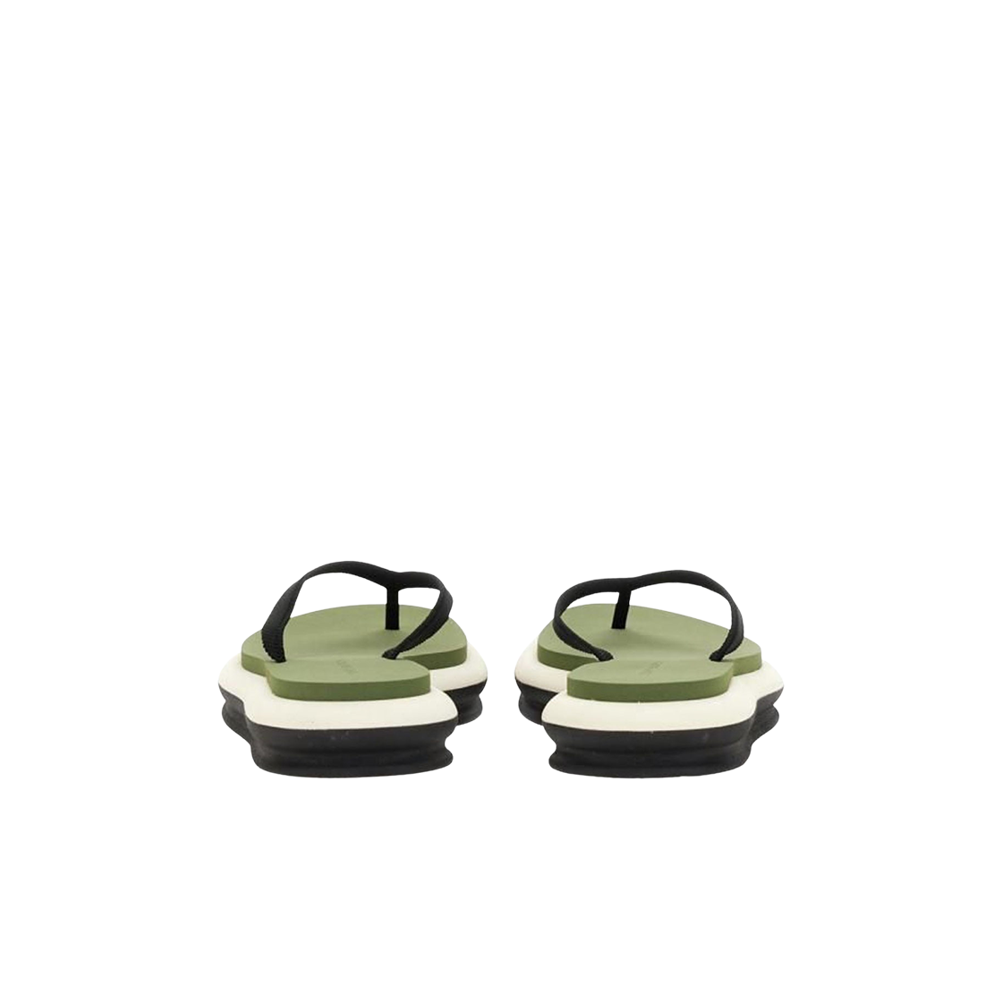 (W) 토리버치 레이어드 플립 플랍 퍼펙트 블랙 다프네 뉴 아이보리((W) Tory Burch Layered Flip-Flop Perfect Black Daphne New Ivory) - 3