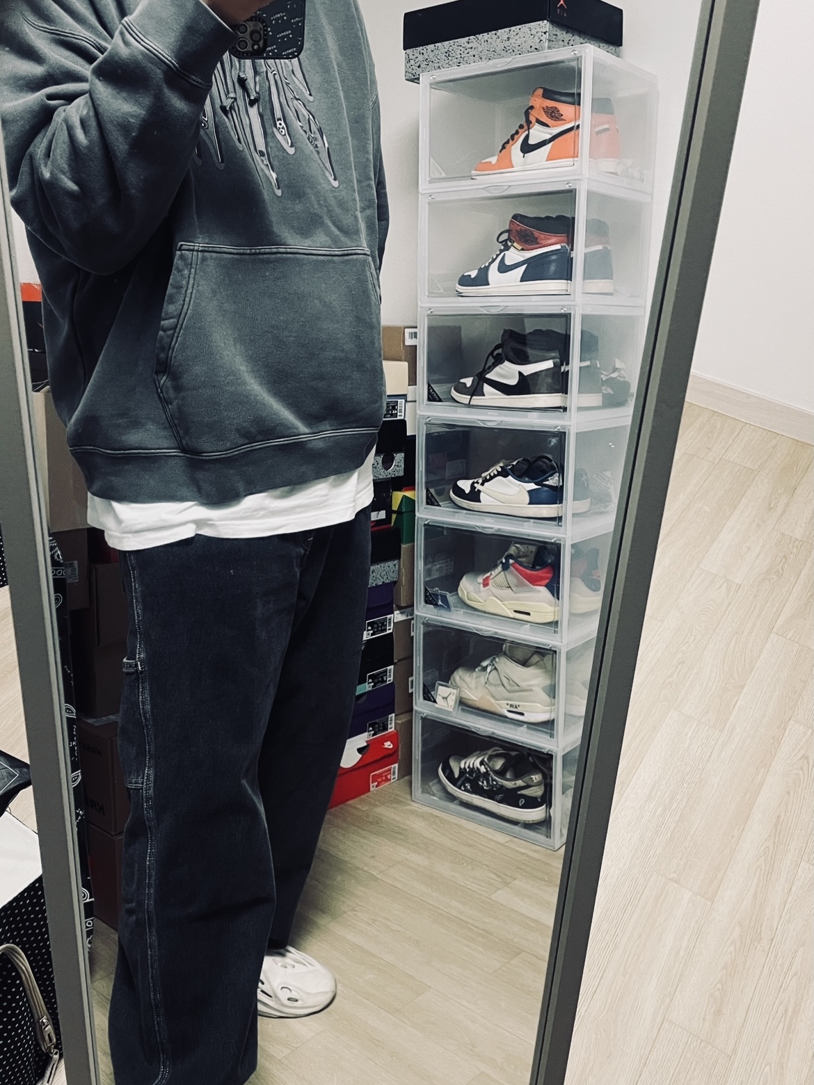 (W) Jordan x Billie Eilish Hoodie Black - US/EU, (W) Jordan x Billie Eilish Hoodie Black - Asia 착용 스타일 - 2