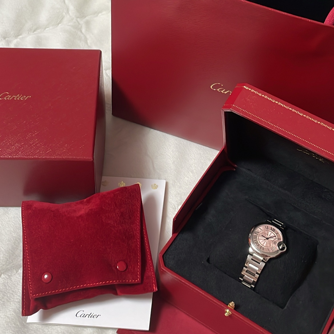 Cartier Ballon Bleu Watch 40 Automatic Steel Bracelet Steel 착용 스타일 - 2
