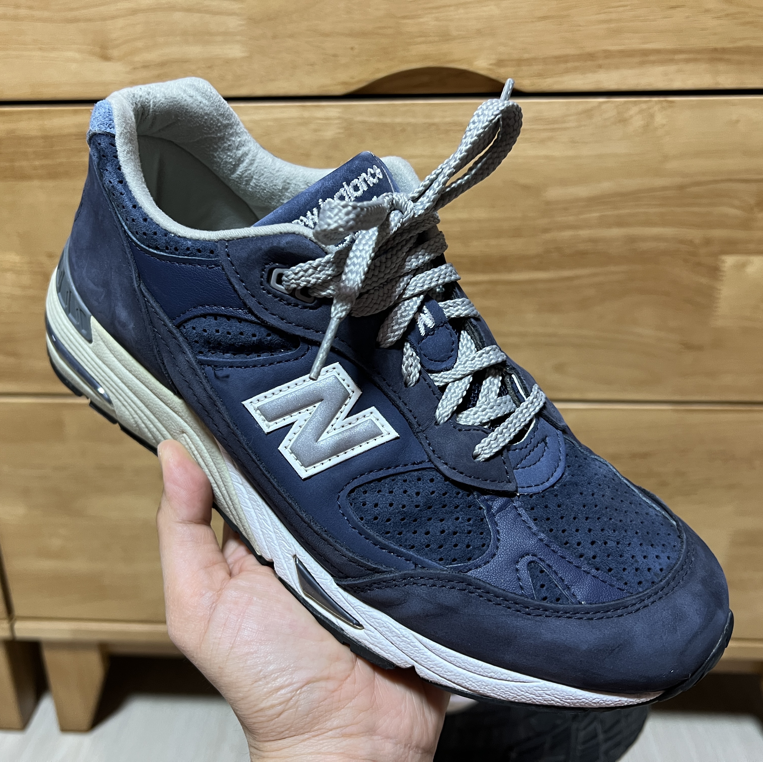 New Balance 991 Made in UK Bluesman 착용 스타일