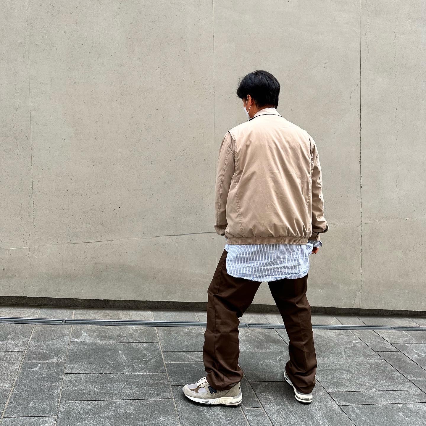 New Balance x JJJJound 991 Made in UK Grey 착용 스타일 - 1