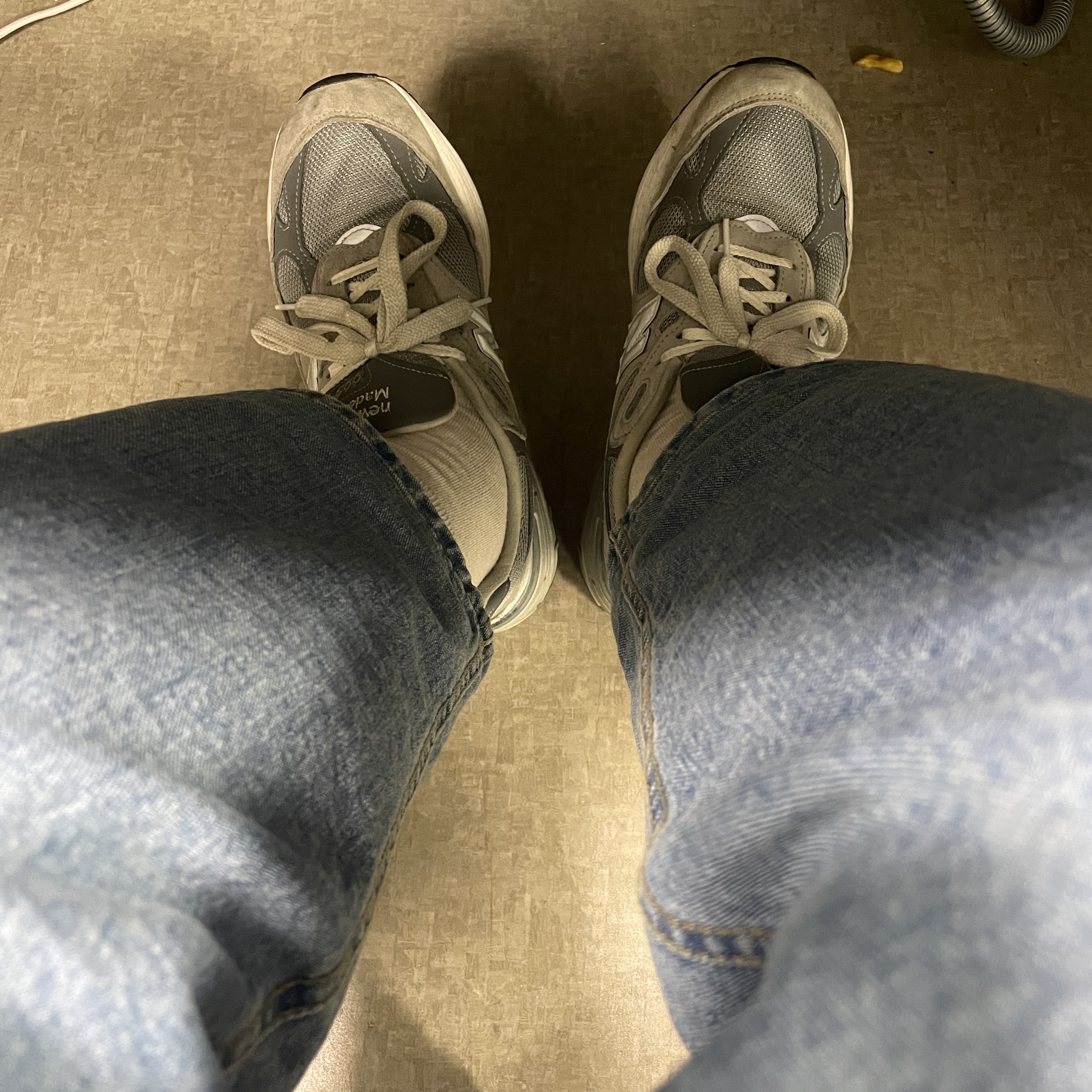 New Balance 993 Made in USA Grey - 2E Wide 착용 스타일