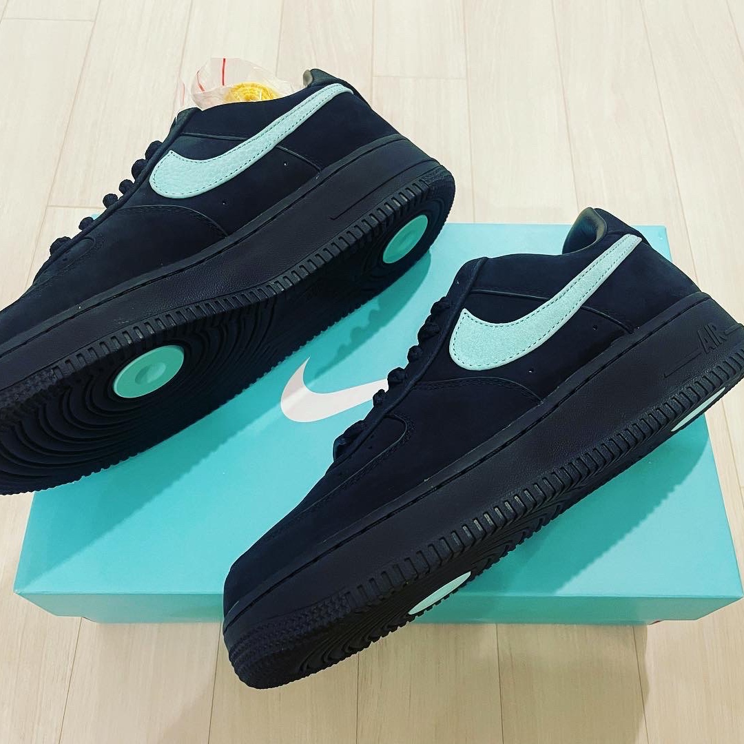 Nike x Tiffany & Co. Air Force 1 Low SP 1837 착용 스타일 - 4