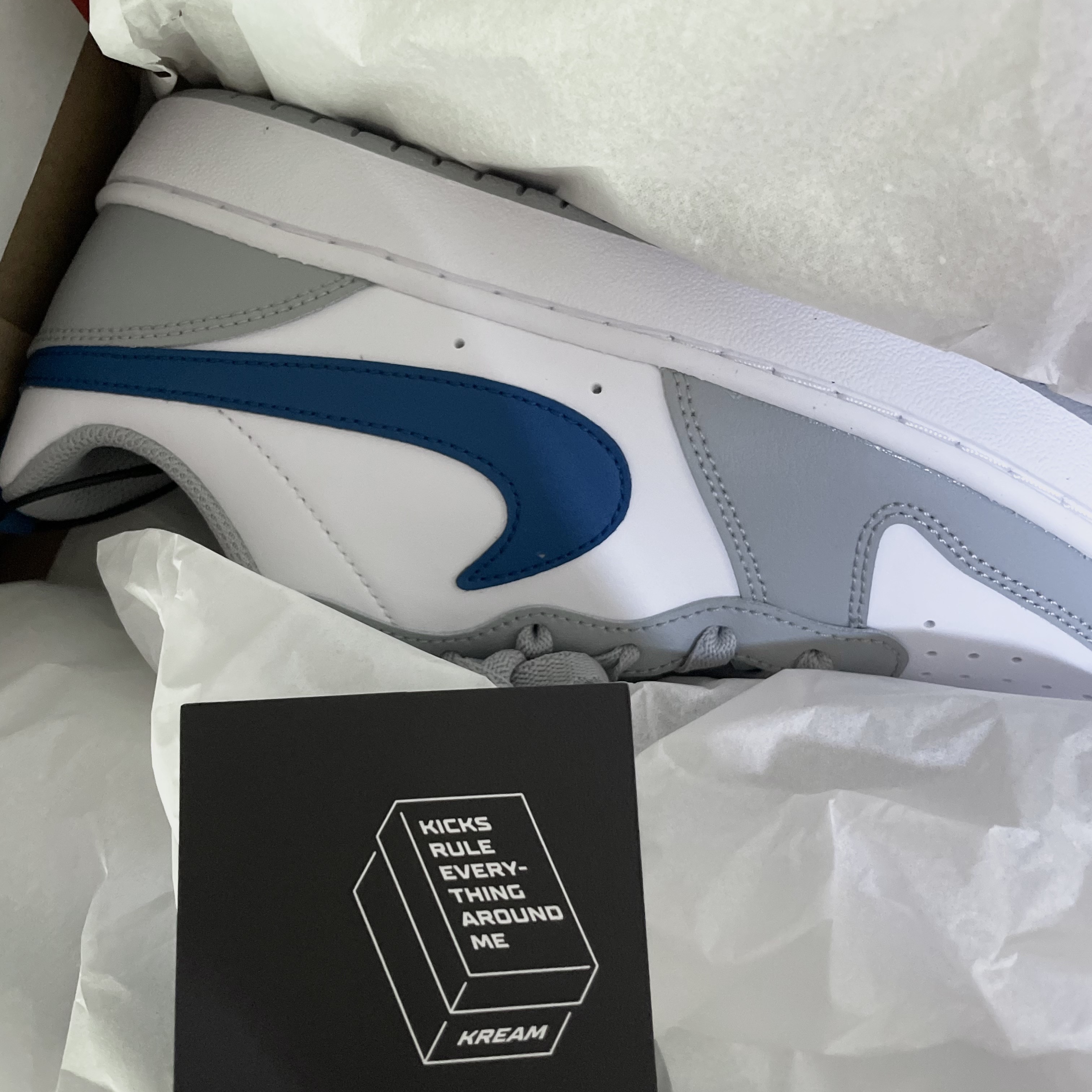 (GS) Nike Court Borough Low 2 Light Smoke Grey 착용 스타일