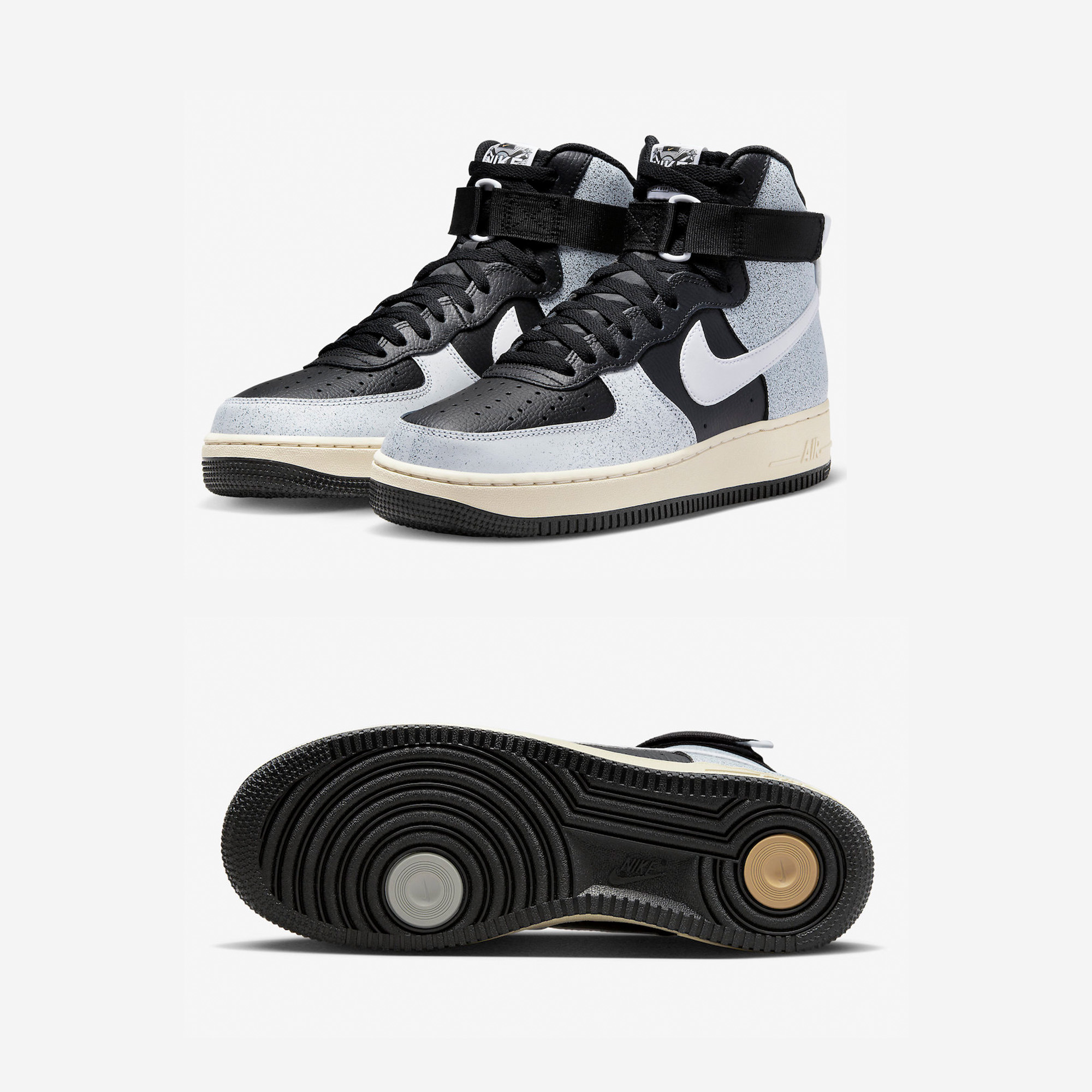 (W) Nike Air Force 1 High Utility 2.0 Summit White, Nike Air Force 1 High Gore-Tex Boot Wheat 착용 스타일 - 2
