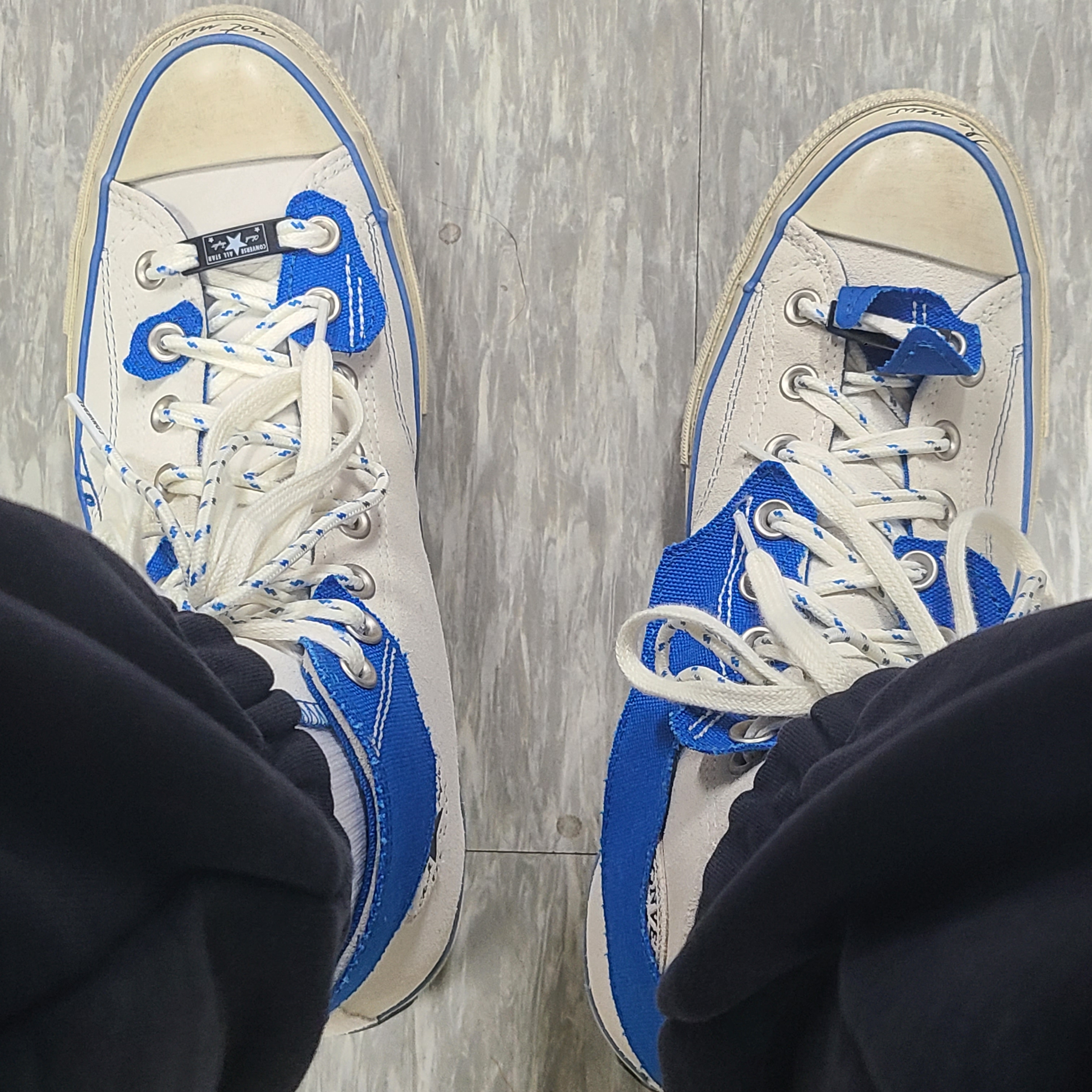Converse x Ader Error Chuck 70 High White 착용 스타일 - 2