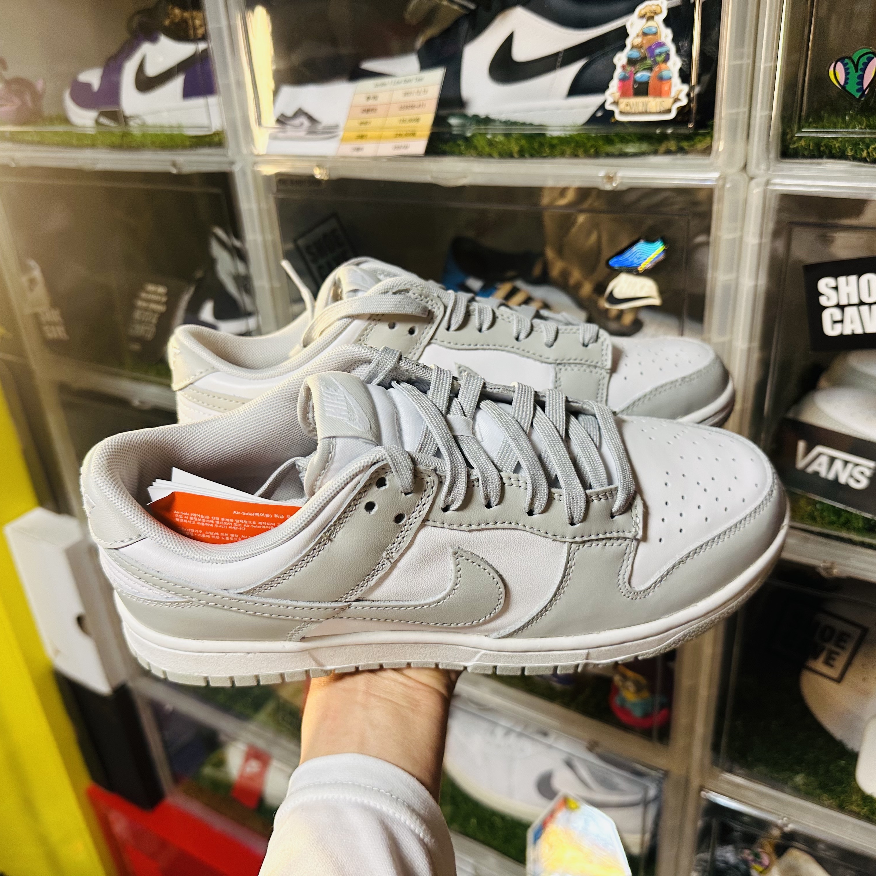 Nike Dunk Low Retro Grey Fog 착용 스타일 - 1